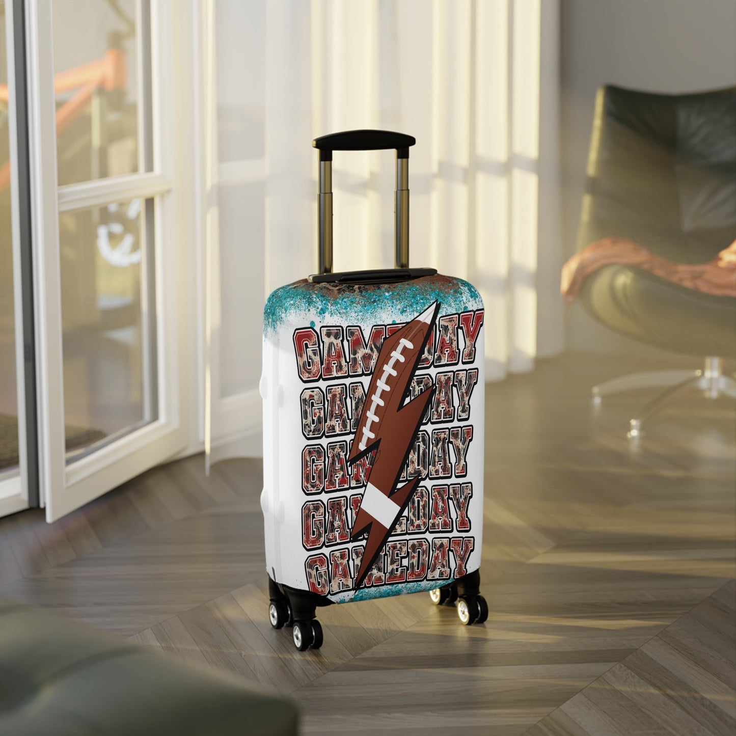 Luggage Cover, Football Gameday, awd-311