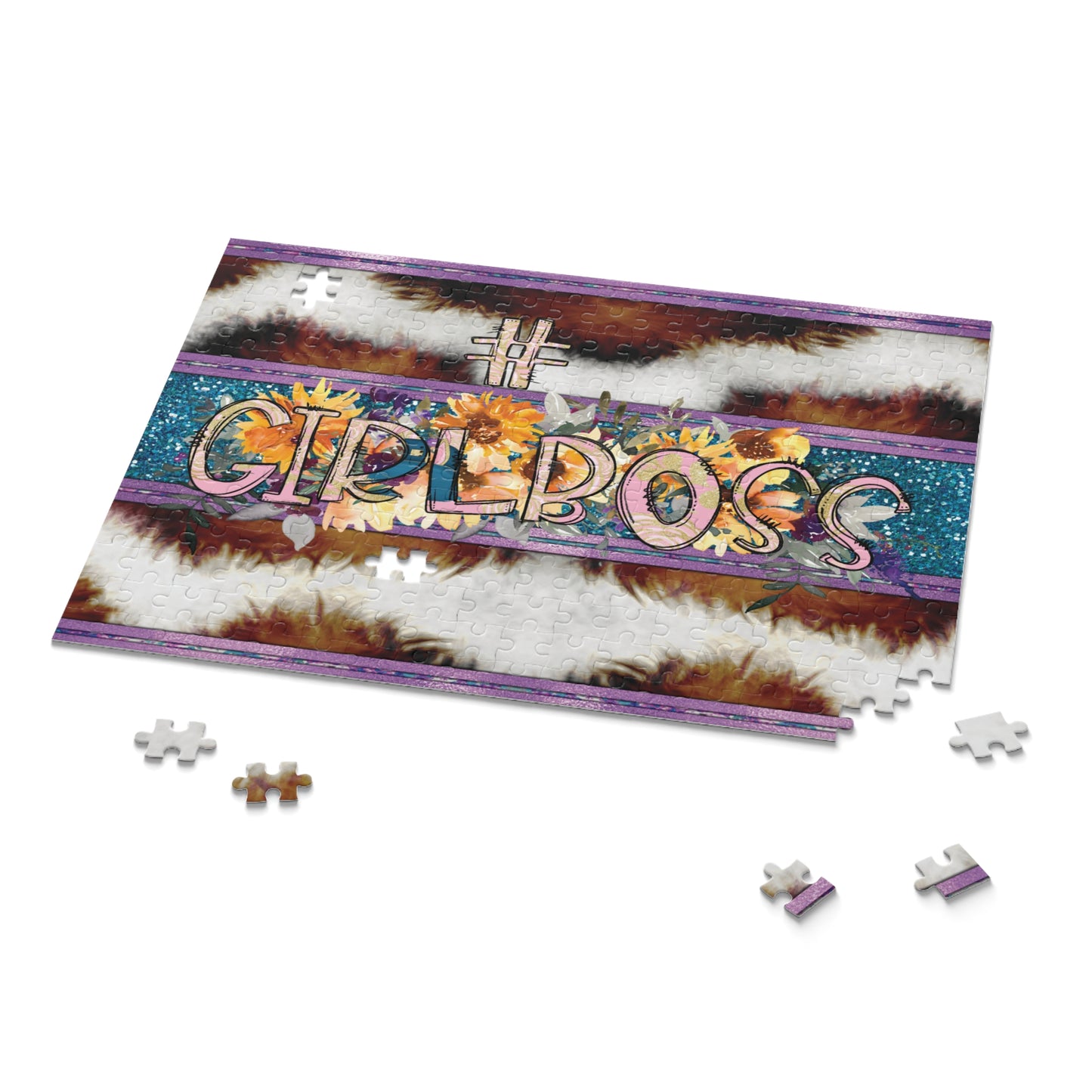 Personalised/Non-Personalised Puzzle, GirlBoss (120, 252, 500-Piece)