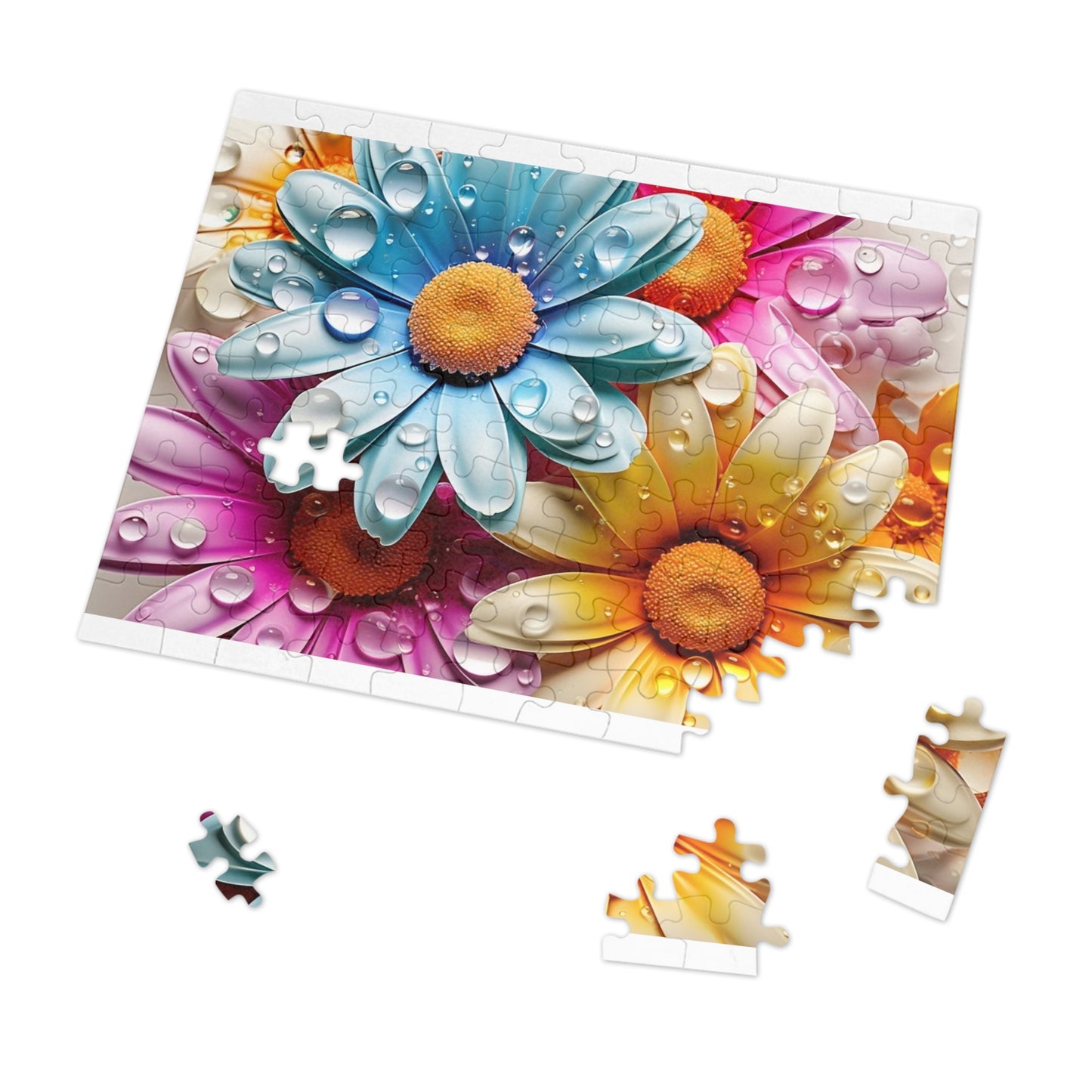 Jigsaw Puzzle, Floral, Personalised/Non-Personalised (30, 110, 252, 500,1000-Piece)