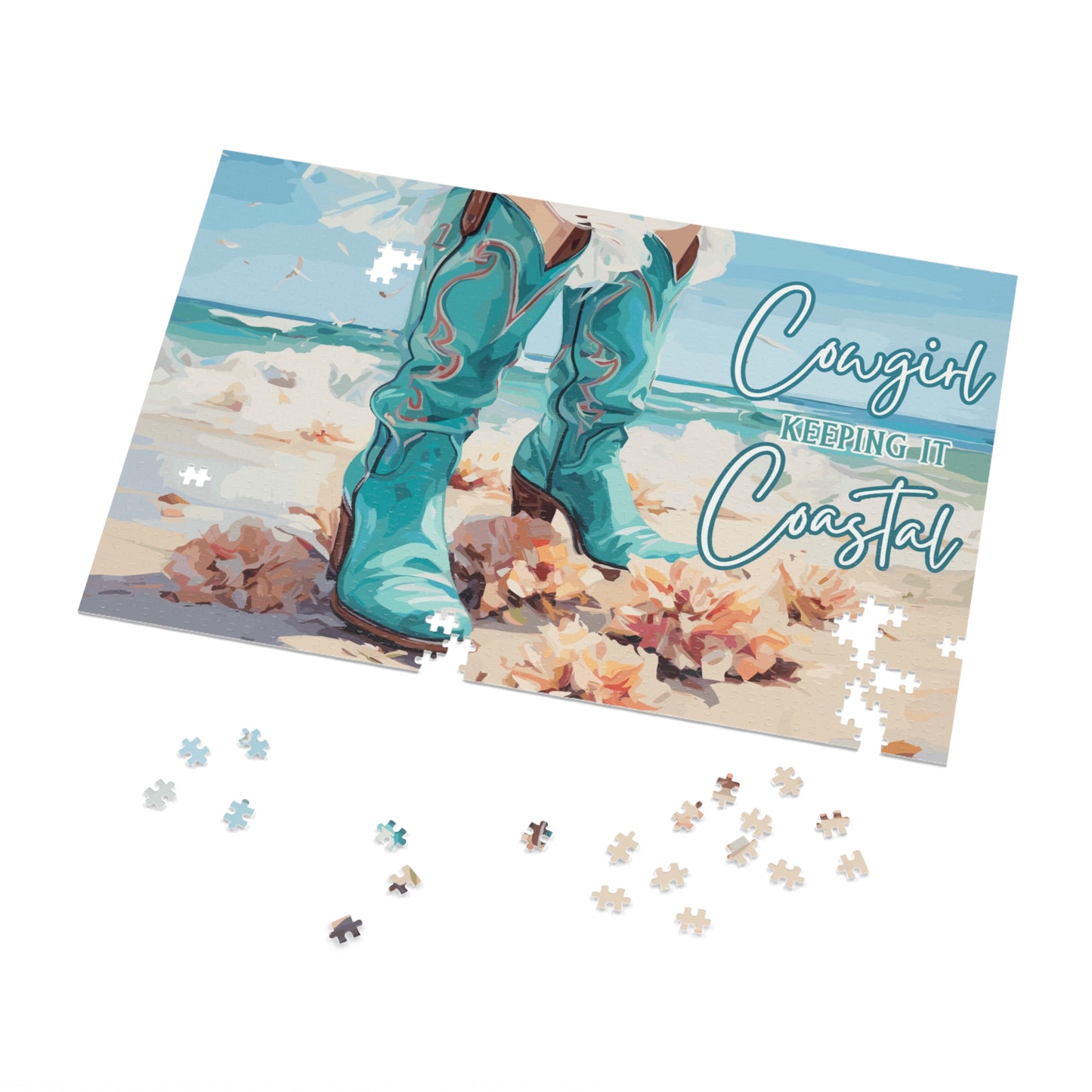 Jigsaw Puzzle, Country Girl, Personalised/Non-Personalised (30, 110, 252, 500,1000-Piece)