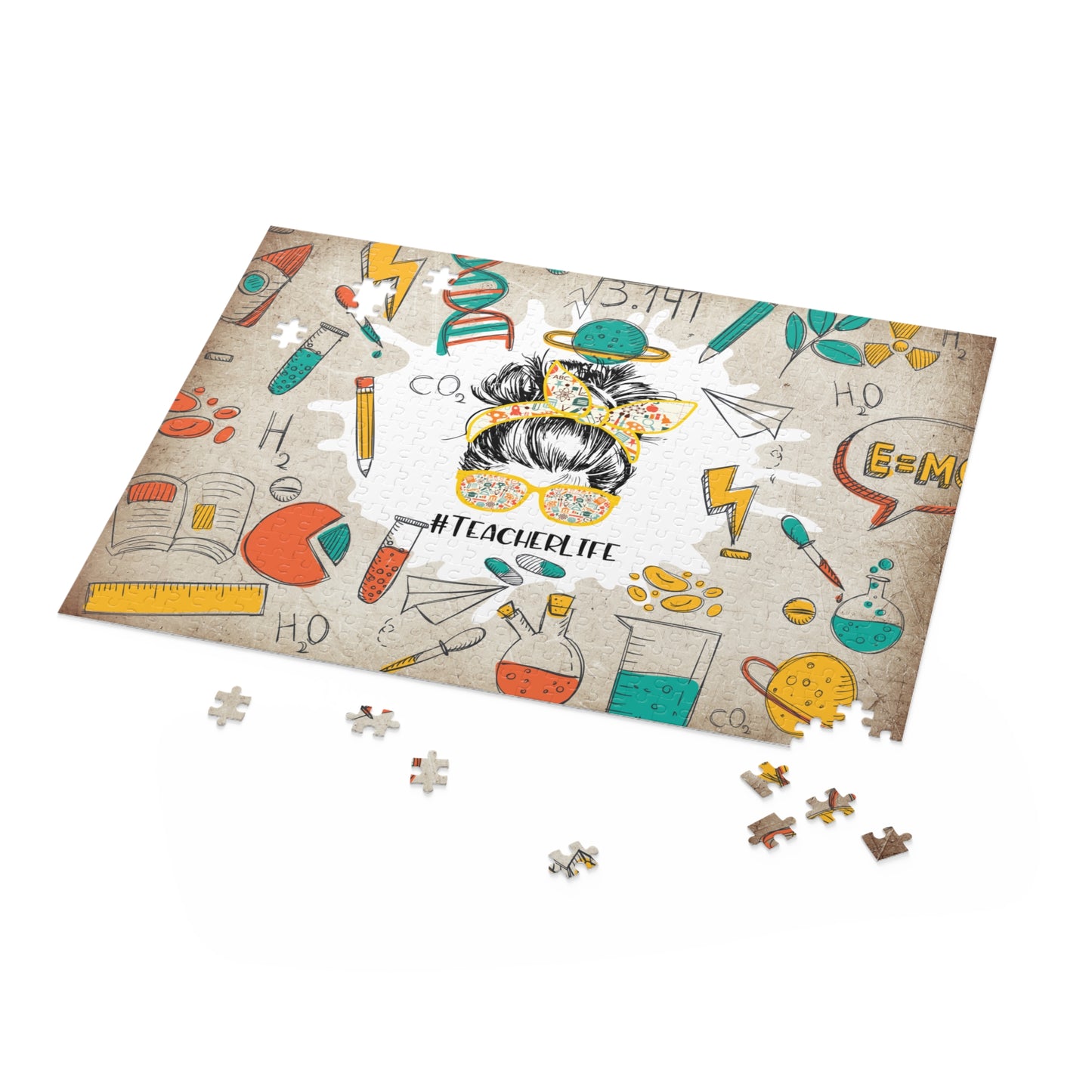 Personalised/Non-Personalised Puzzle, Teacher (120, 252, 500-Piece)