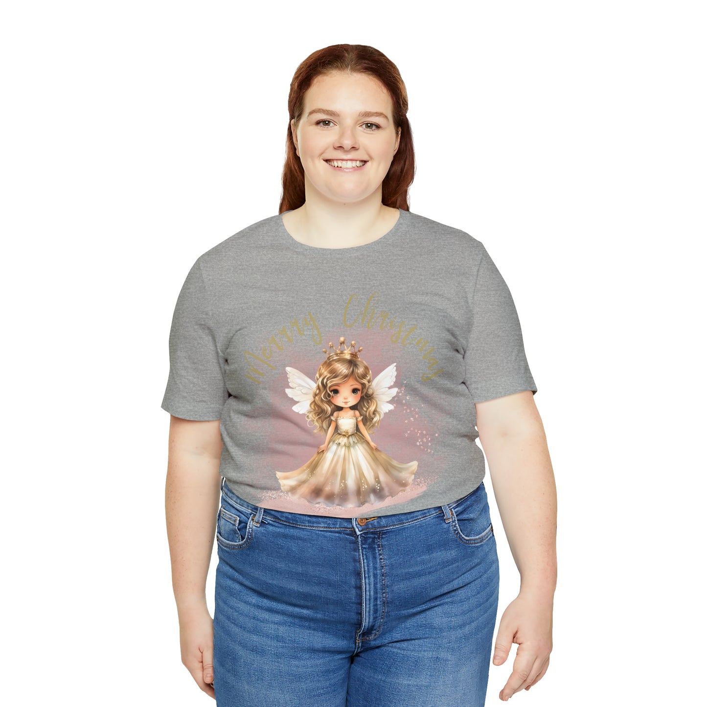 Unisex Jersey Short Sleeve Tee Christmas, Women's Fairy T-shirt A-00008