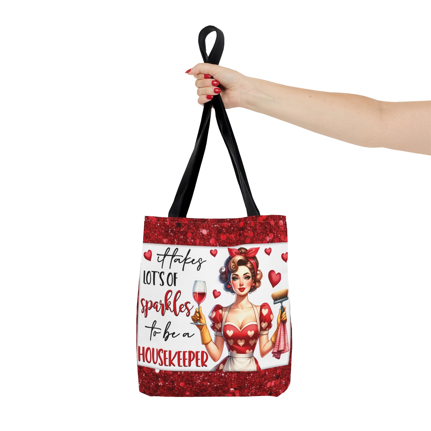 Tote Bag, Retro, It takes alot of Sparkles to be a Housekeeper