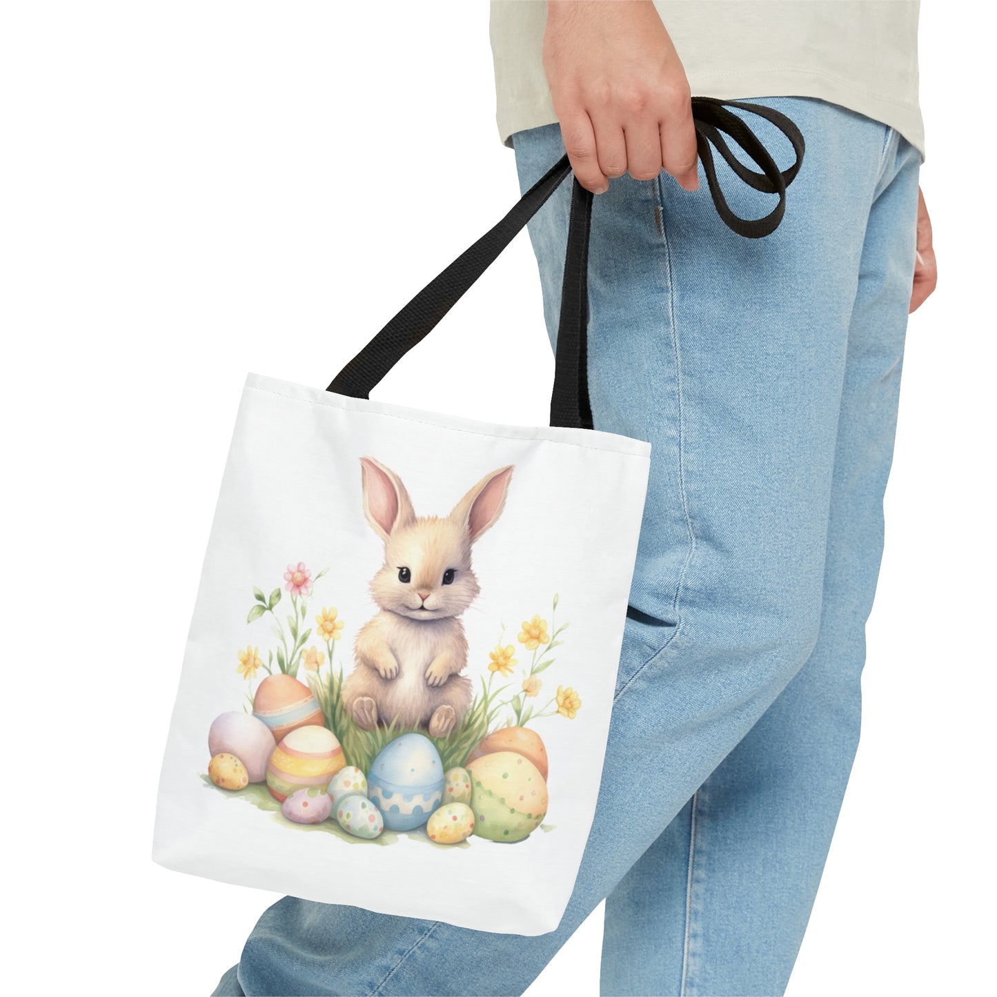 Tote Bag, Easter, Rabbit, Personalised/Non-Personalised Tote bag