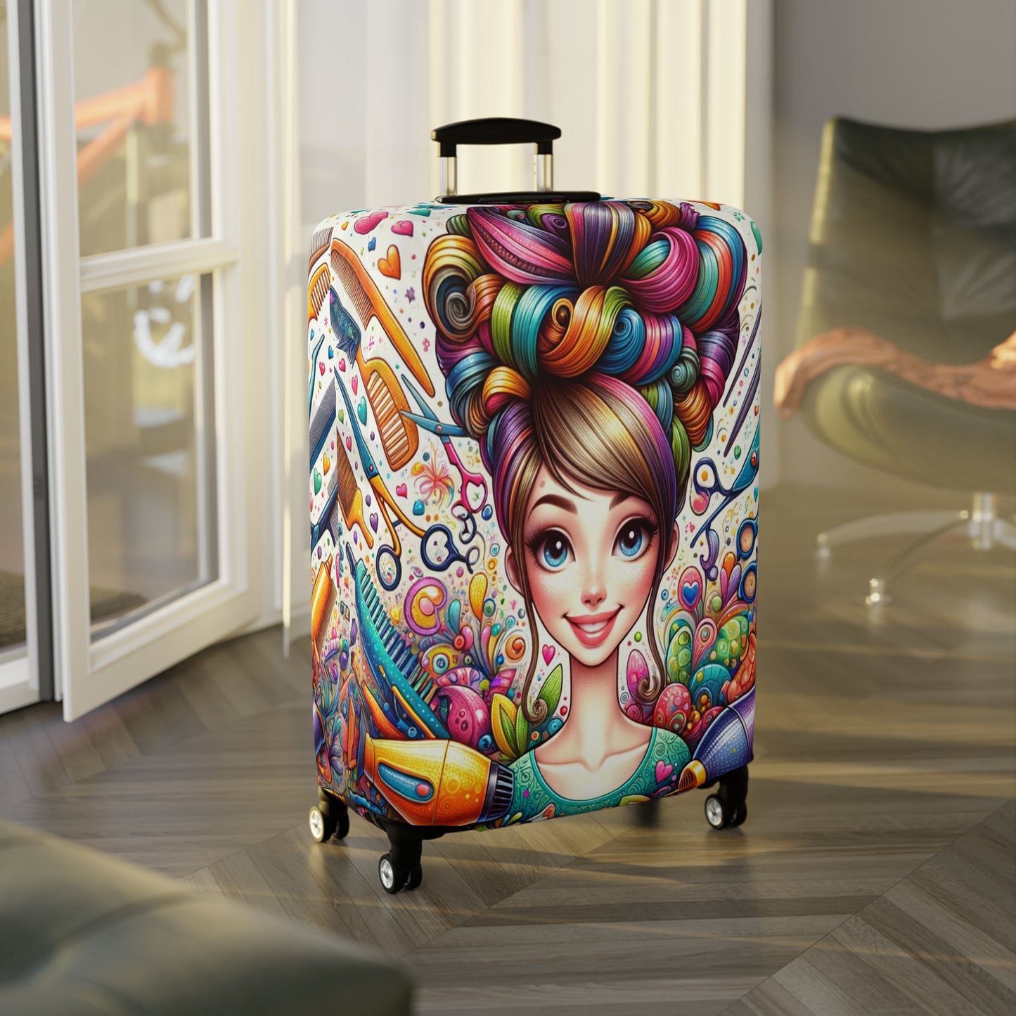 Luggage Cover, Hairdresser, awd-1683