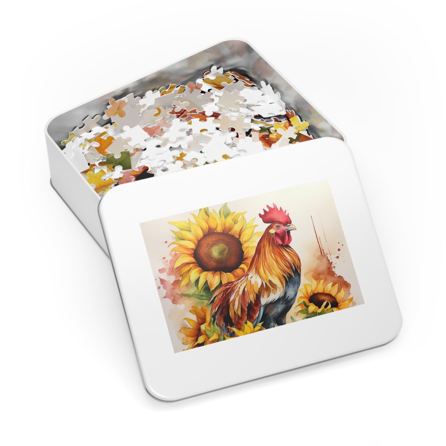 Jigsaw Puzzle, Chicken/Rooster, Personalised/Non-Personalised (30, 110, 252, 500,1000-Piece)