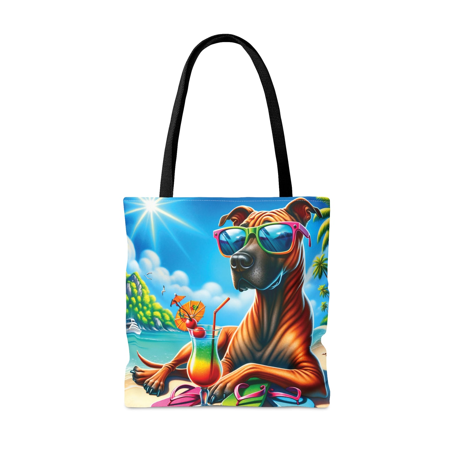 Tote Bag, Dog on Beach, Thai Ridgeback, Tote bag, awd-1250