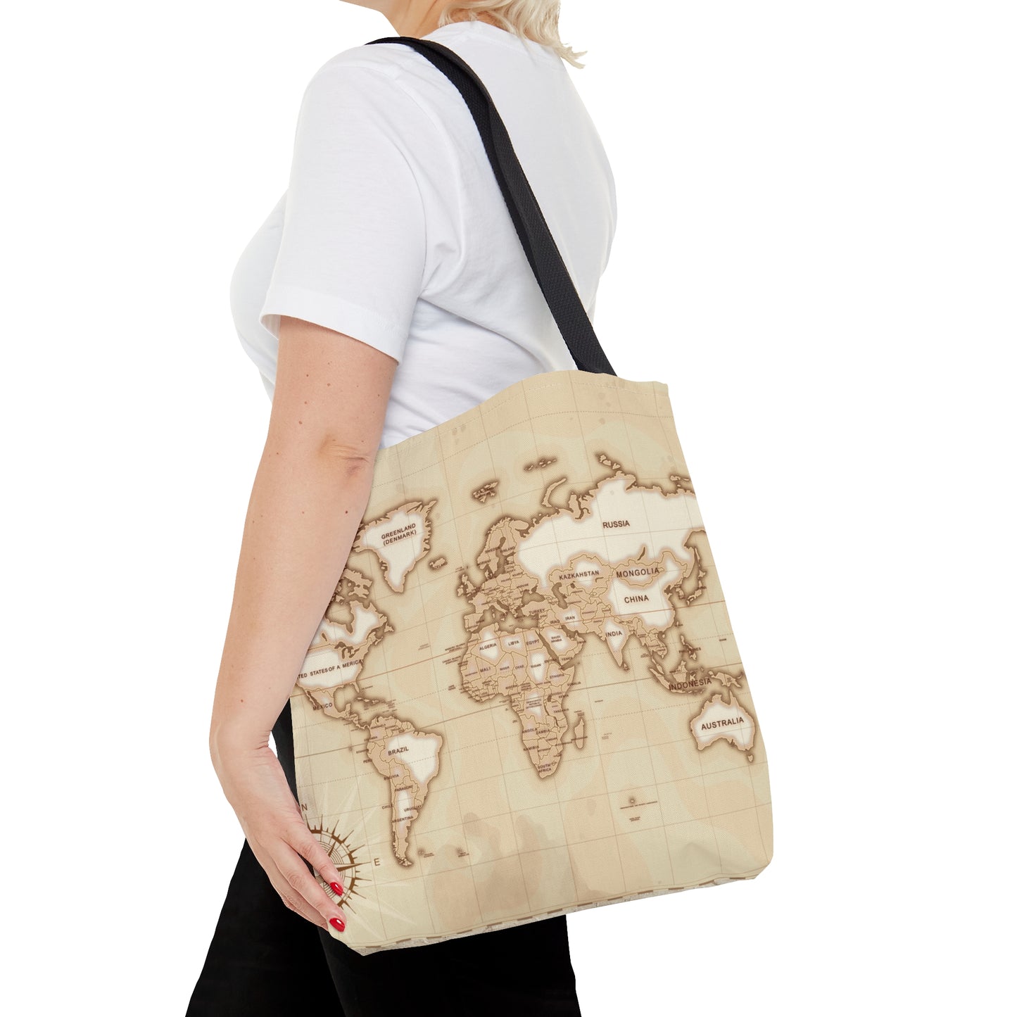 Tote Bag, World Map