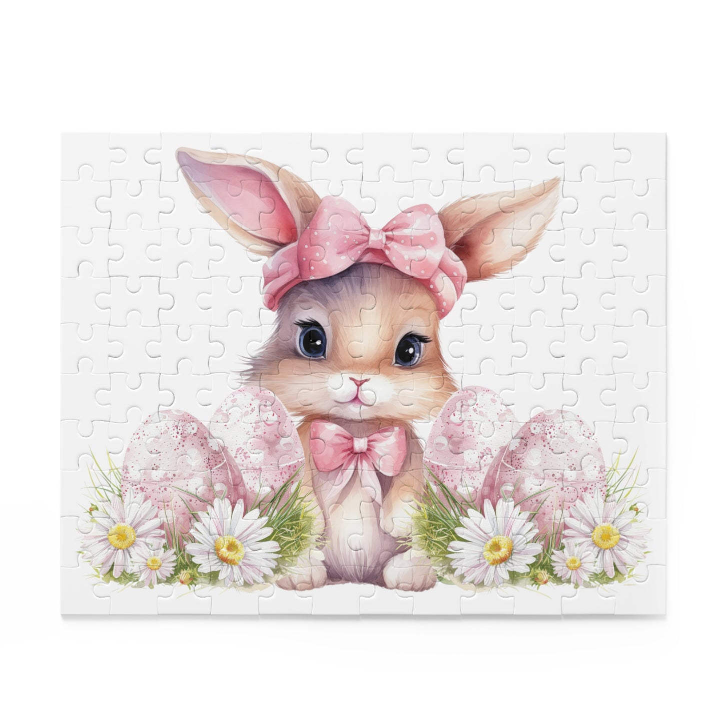 Personalised/Non-Personalised Puzzle, Easter Bunny (120, 252, 500-Piece)