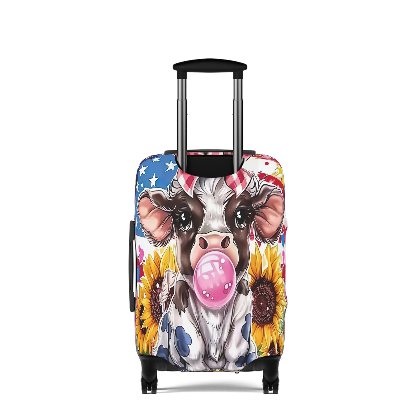 Luggage Cover, Sunflowers, Highland Cow, awd-3101