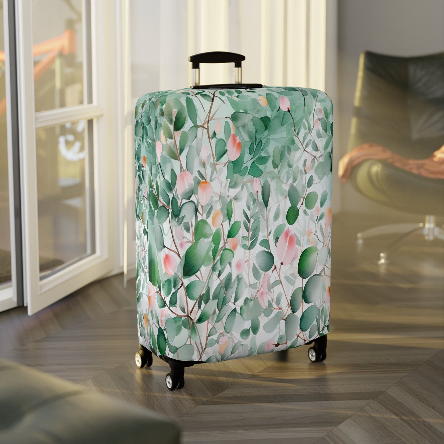 Luggage Cover, Eucalyptus Leaves, awd-345