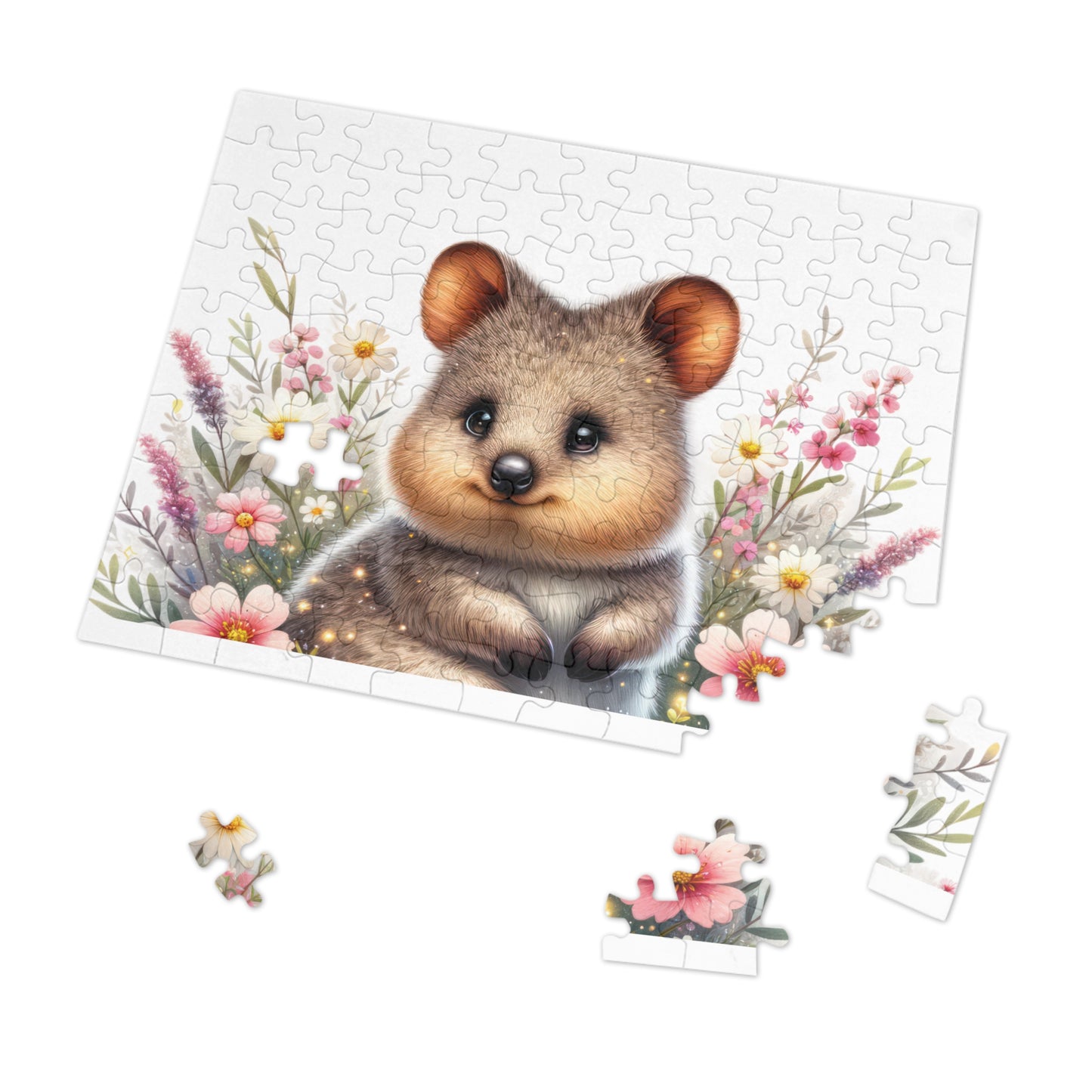 Jigsaw Puzzle in Tin, Australian Animals, Quokka, Personalised/Non-Personalised awd-1332 (30, 110, 252, 500,1000-Piece)