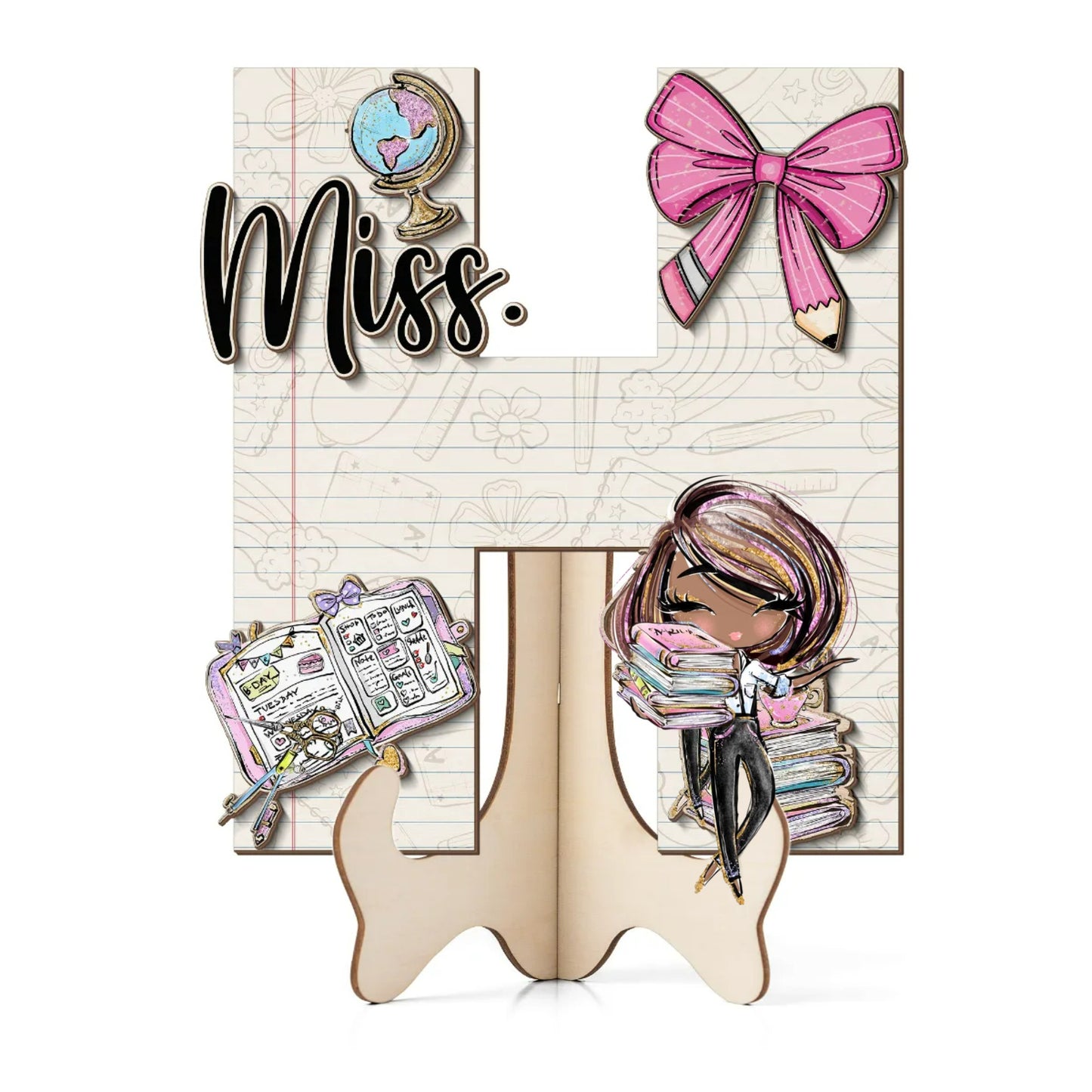 Teacher Letter Sign Letter Miss H