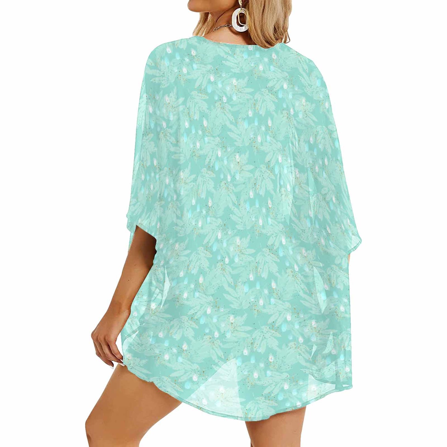 Australian Eucalyptus  GP Women's Kimono Chiffon Cover Up