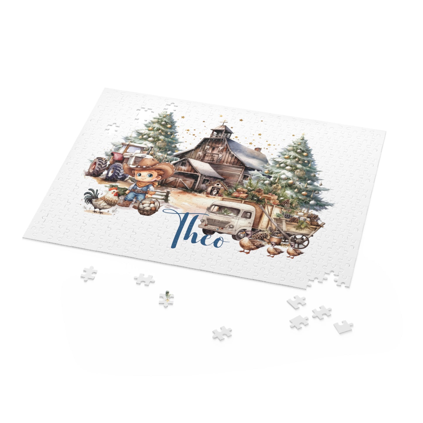 Puzzle, Country, Cowboy, Personalised/Non-Personalised, (120, 252, 500-Piece)