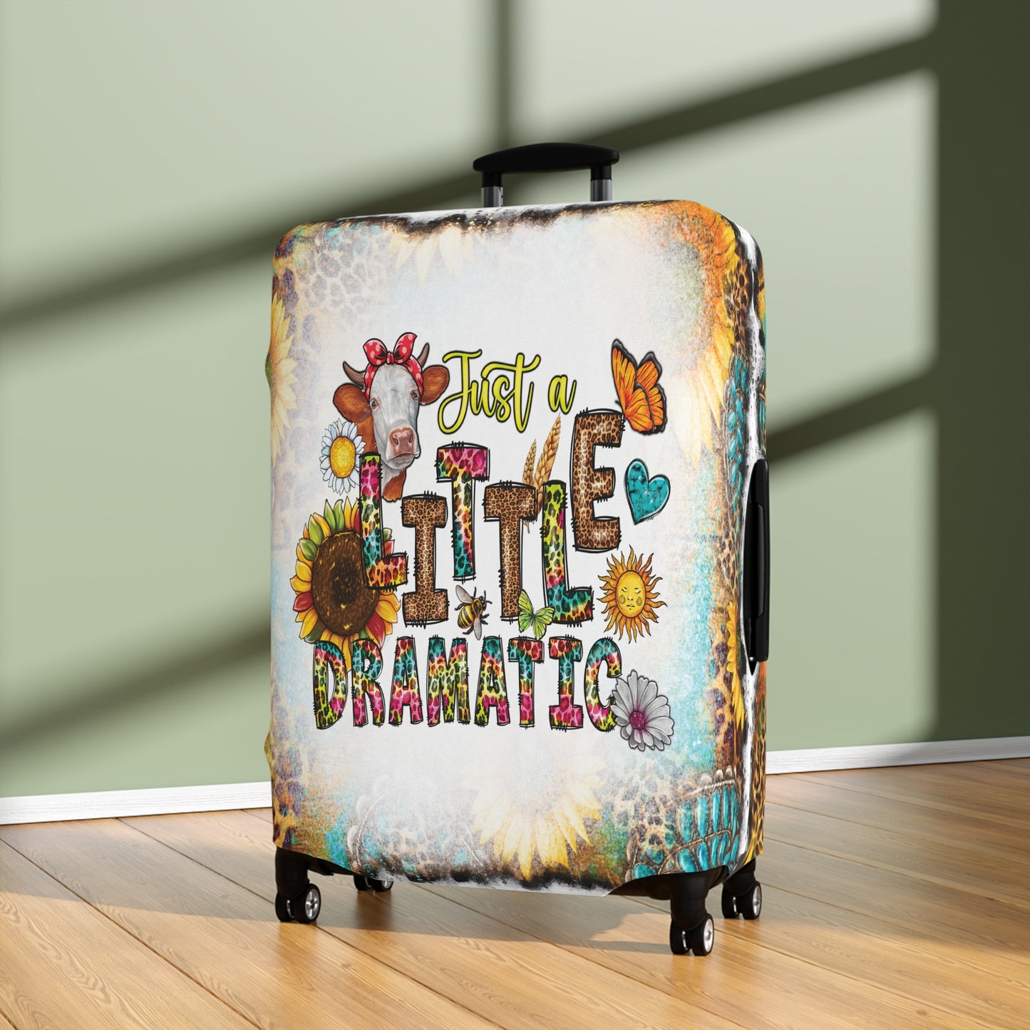 Luggage Cover, Country and Western, Just a Little bit Dramatic, awd-1014