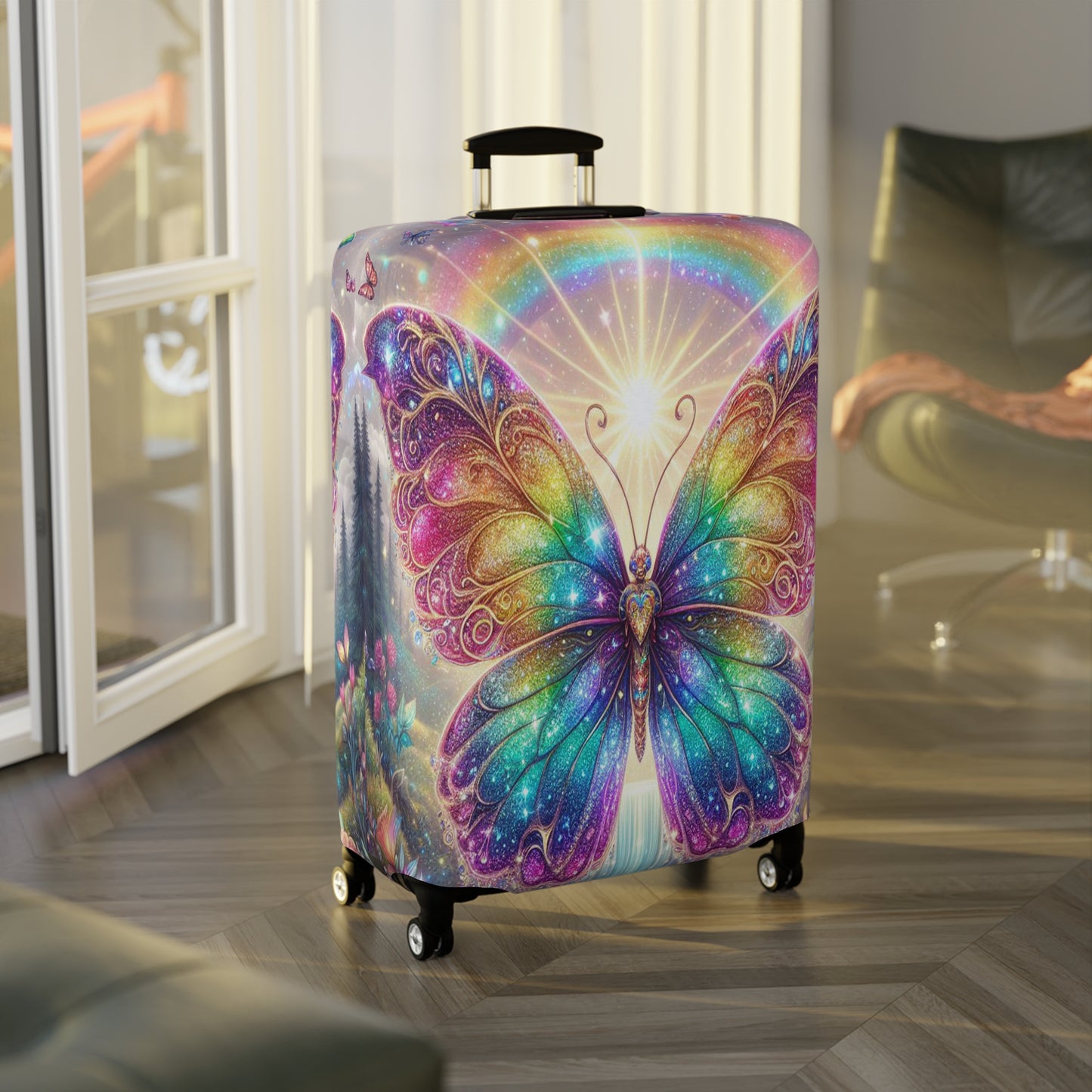 Luggage Cover, Butterfly Dreams, awd-3077