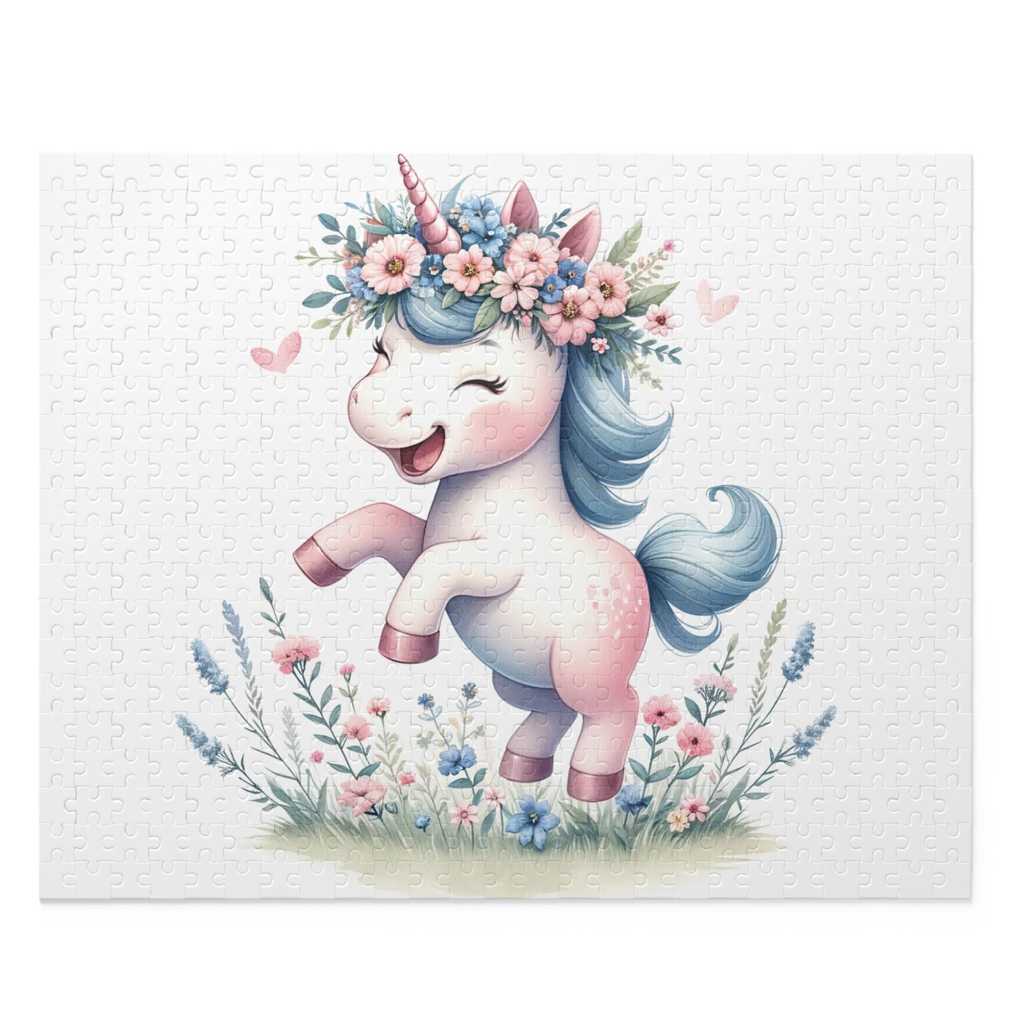 Personalised/Non-Personalised Puzzle, Unicorn (120, 252, 500-Piece)