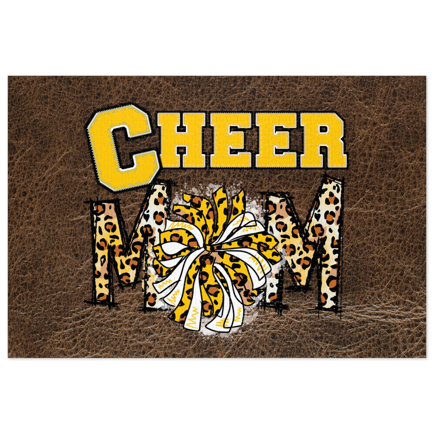 Jigsaw Puzzle, Cheer Mom, Personalised/Non-Personalised (30, 110, 252, 500,1000-Piece)