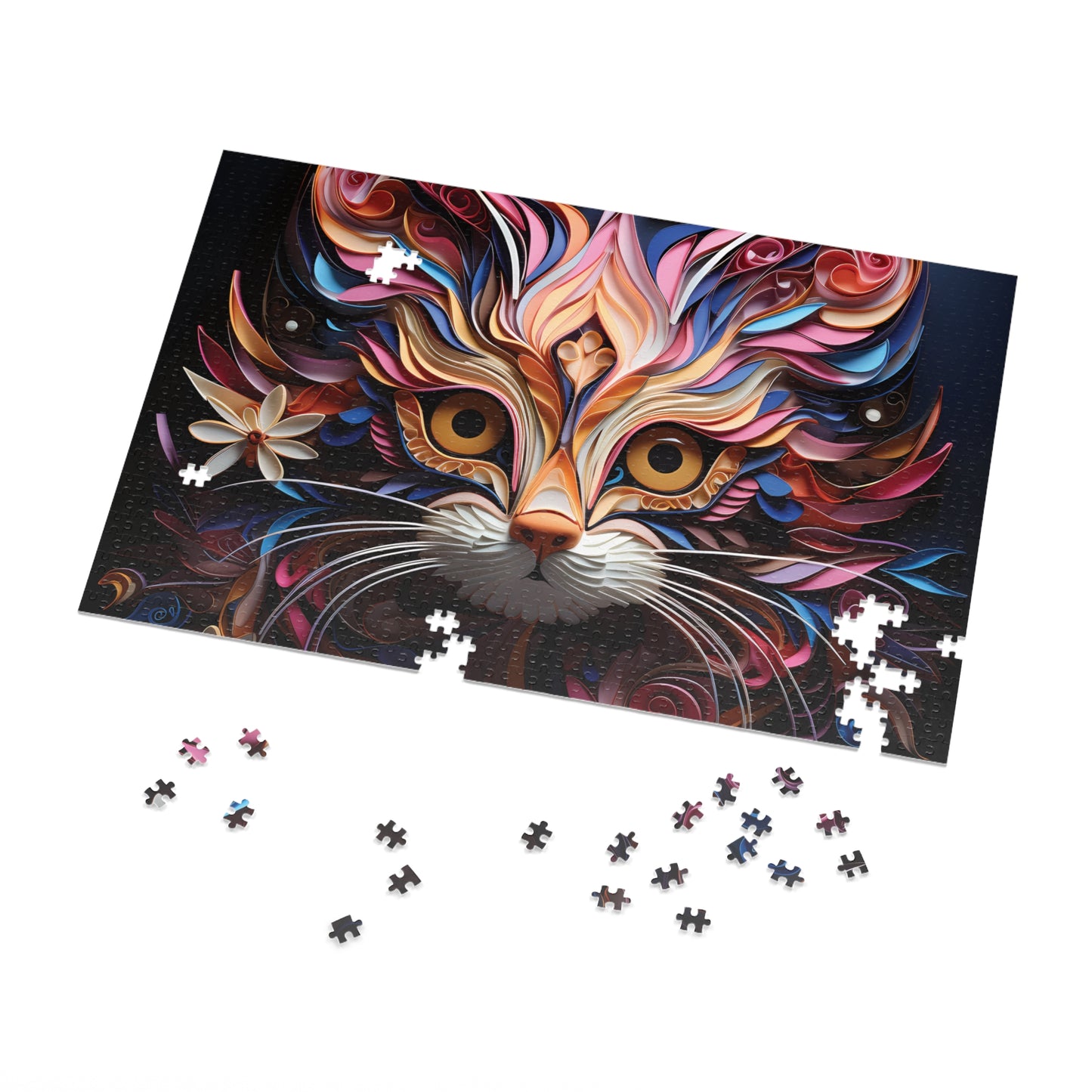 Jigsaw Puzzle, Cat, Personalised/Non-Personalised (30, 110, 252, 500,1000-Piece)