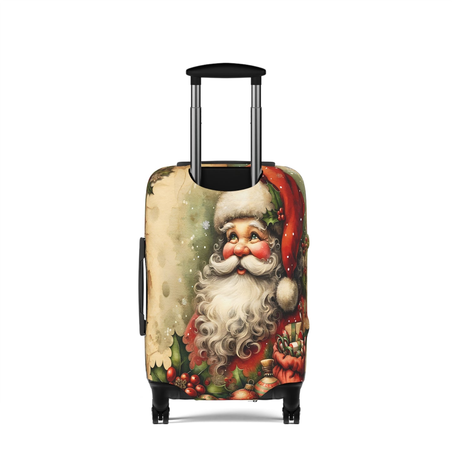 Luggage Cover, Christmas, Vintage Santa, awd-1478