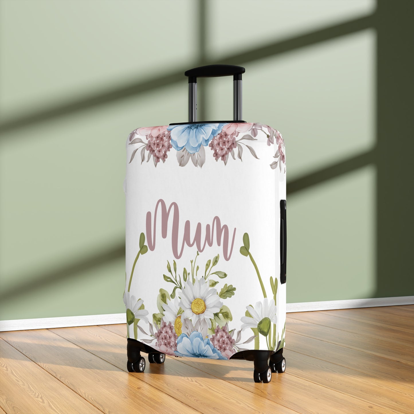 Luggage Cover, Floral, Mum, awd-1365