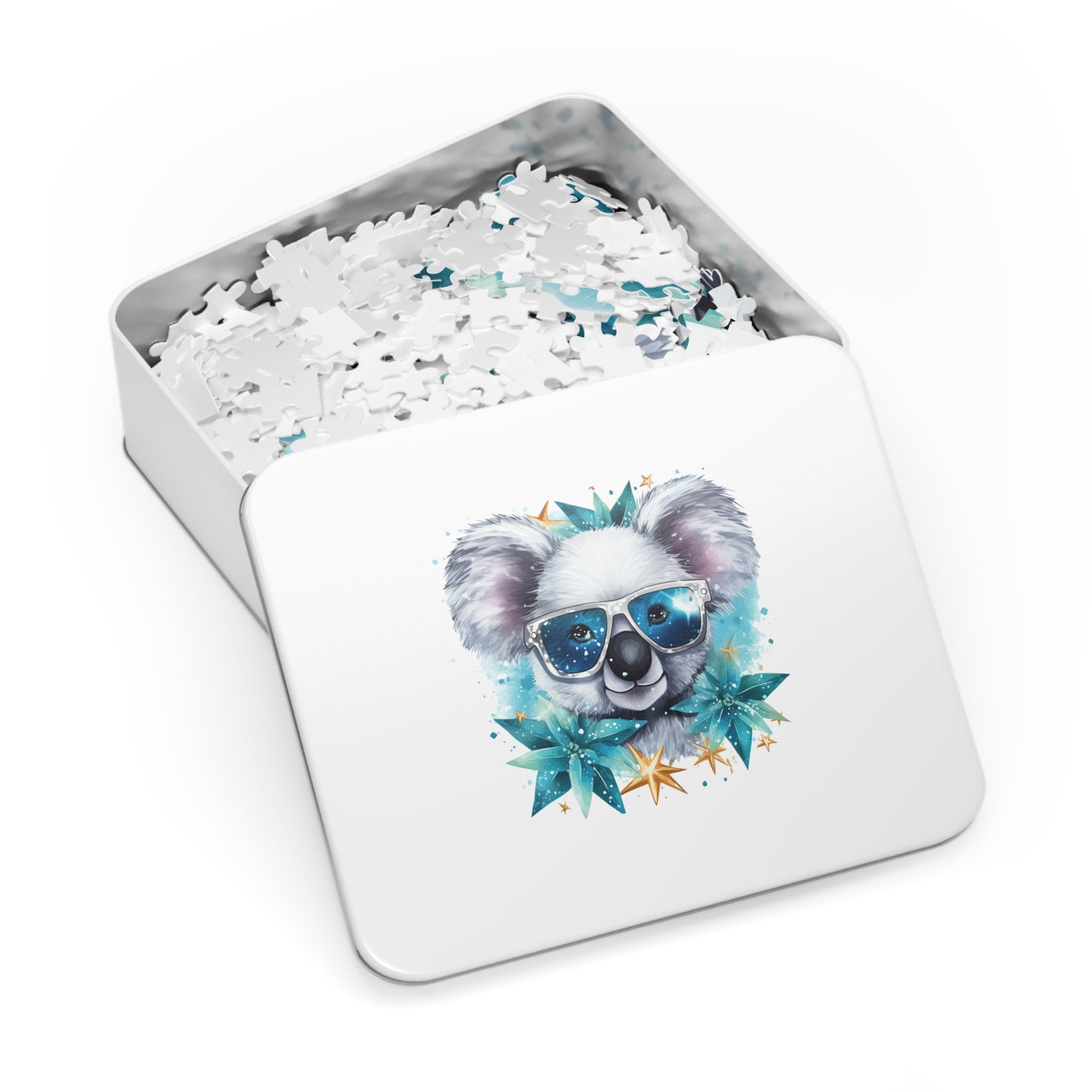 Jigsaw Puzzle in Tin, Australian Animals, Koala, Personalised/Non-Personalised, awd-510 (30, 110, 252, 500,1000-Piece)