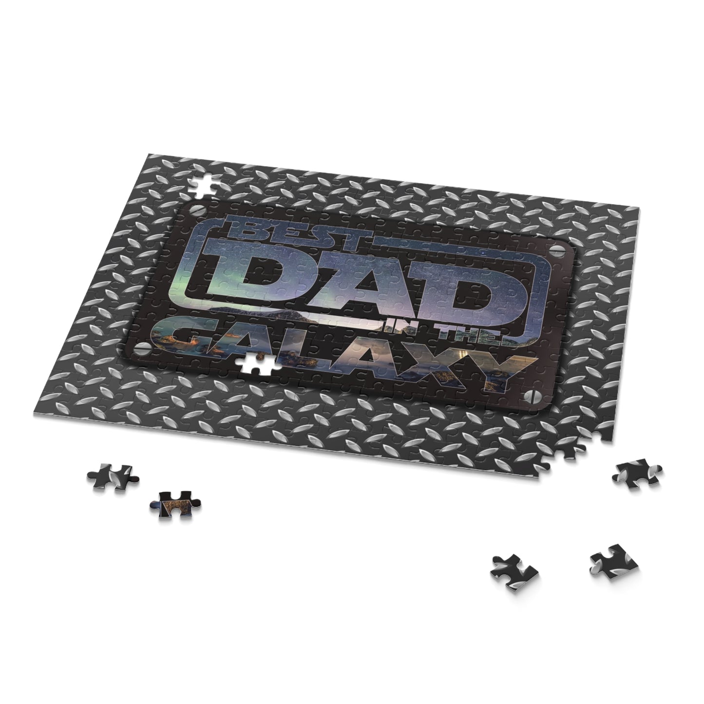 Personalised/Non-Personalised Puzzle, Best Dad (120, 252, 500-Piece)