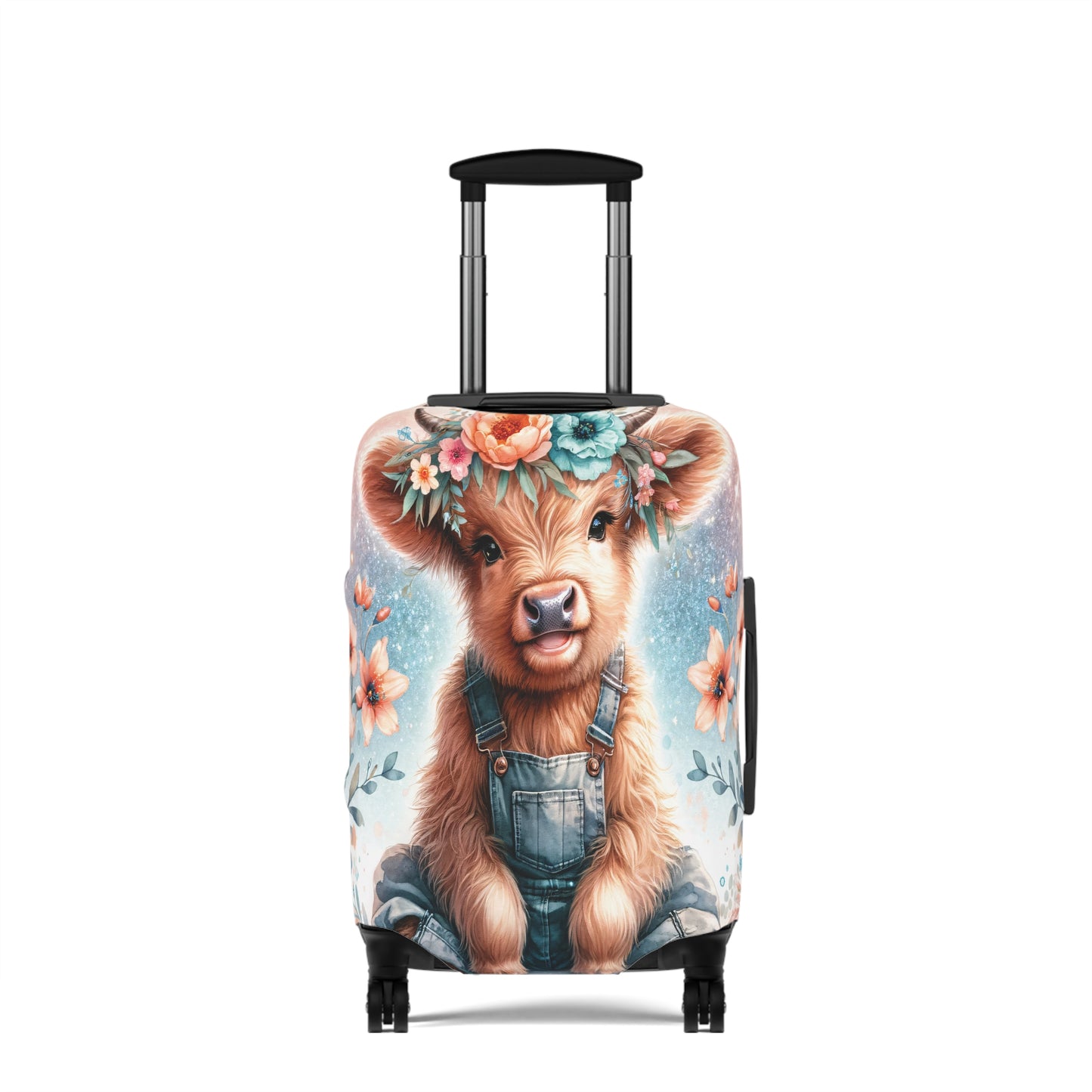 Luggage Cover, Highland Cow, awd-1159