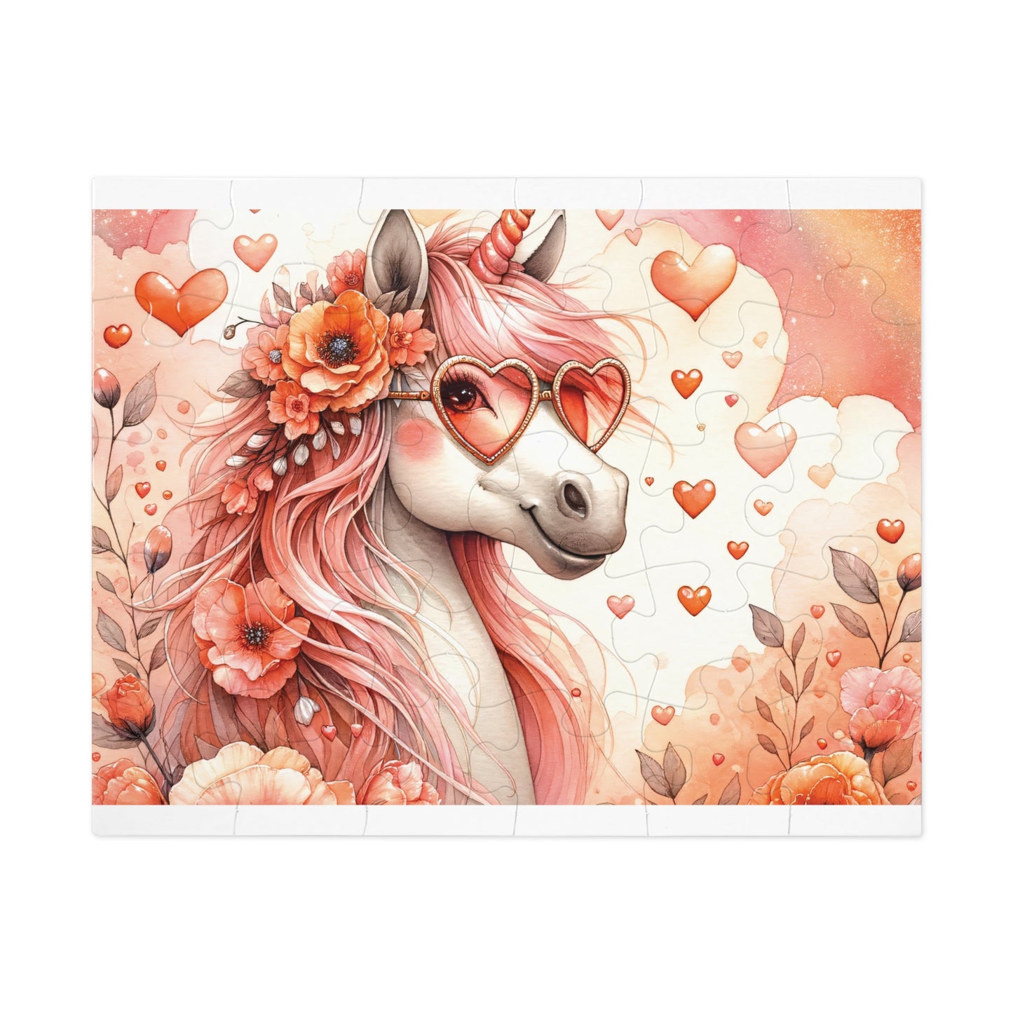 Puzzle Unicorn, Personalised/Non-Personalised (30, 110, 252, 500,1000-Piece) awd-661