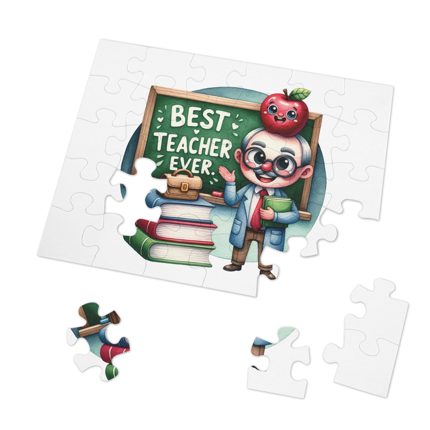 Jigsaw Puzzle, Teacher, Personalised/Non-Personalised (30, 110, 252, 500,1000-Piece)