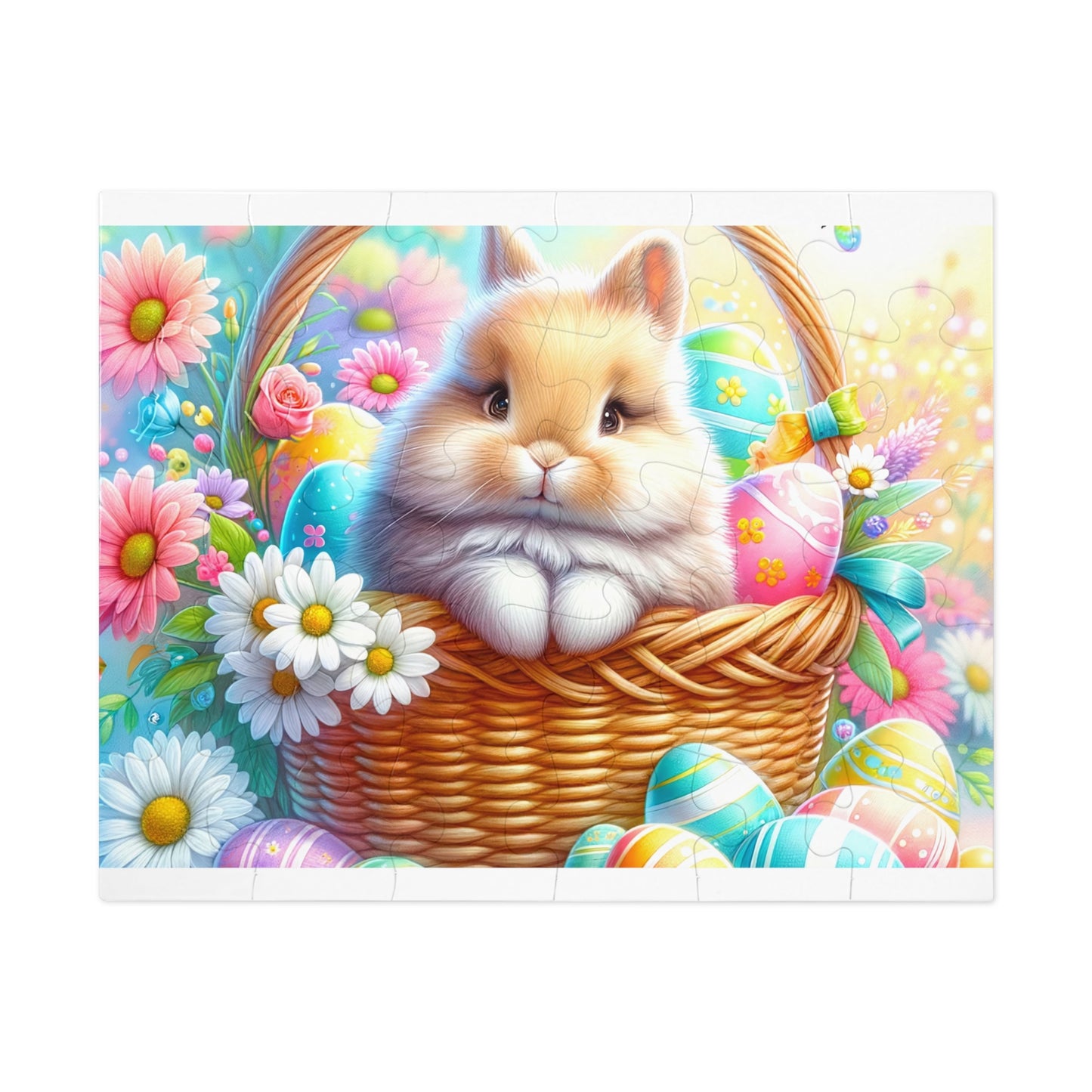 Puzzle, Easter, Rabbit, Personalised/Non-Personalised (30, 110, 252, 500,1000-Piece) awd-621