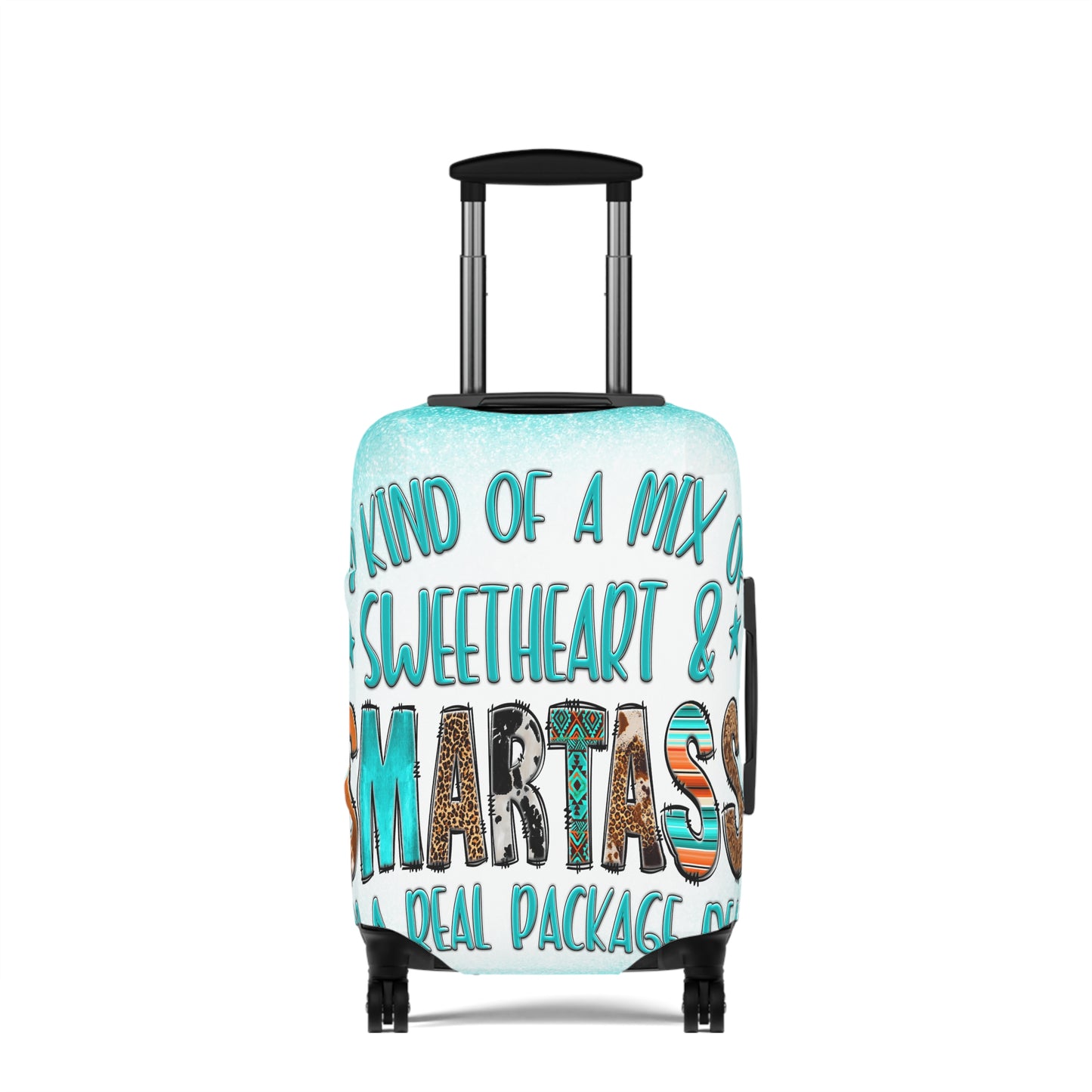 Luggage Cover, Mix of Sweetheart and Smartass, awd-1730