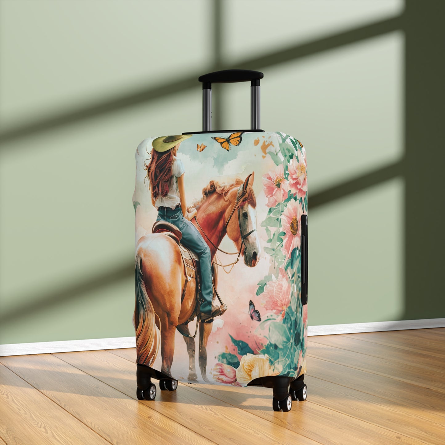 Luggage Cover, Country and Western, Country Girl and Horse, awd-1716