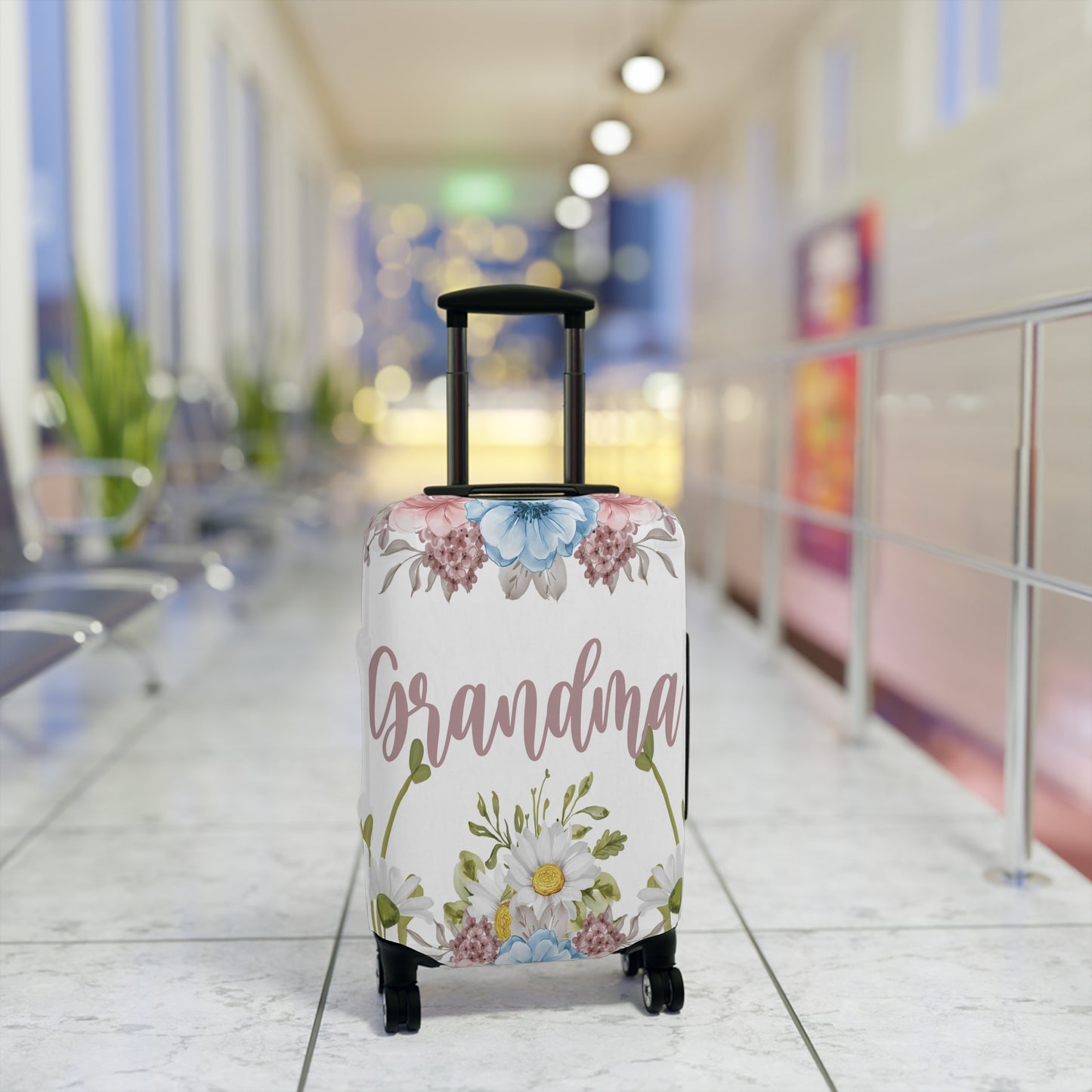 Luggage Cover, Floral, Grandma, awd-1368