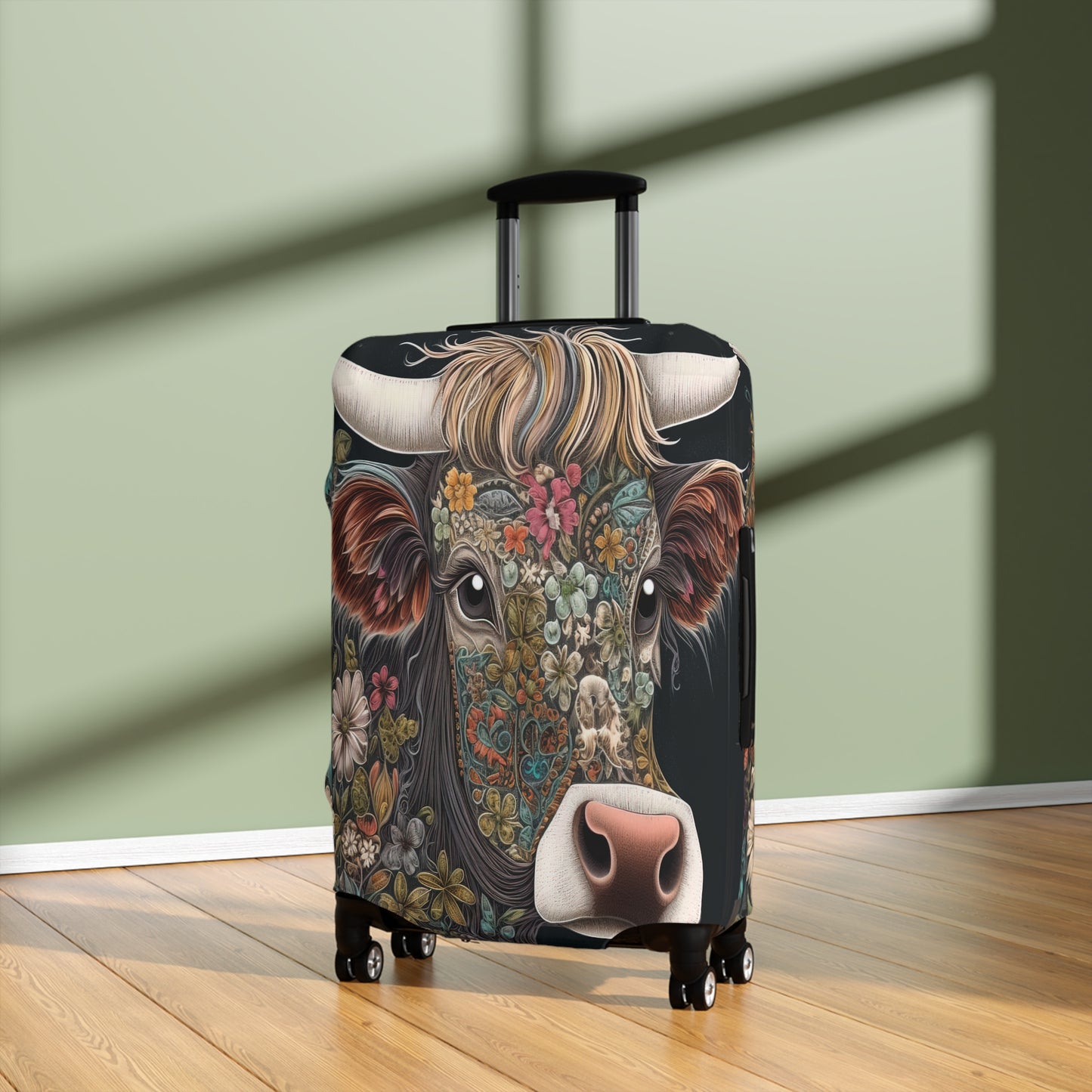 Luggage Cover, Highland Cow, awd-250