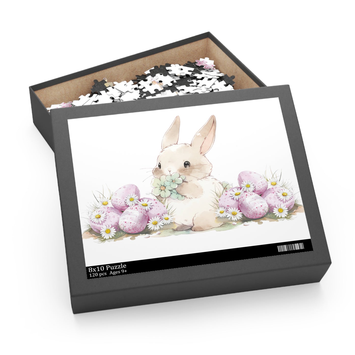 Personalised/Non-Personalised Puzzle, Easter Bunny (120, 252, 500-Piece)