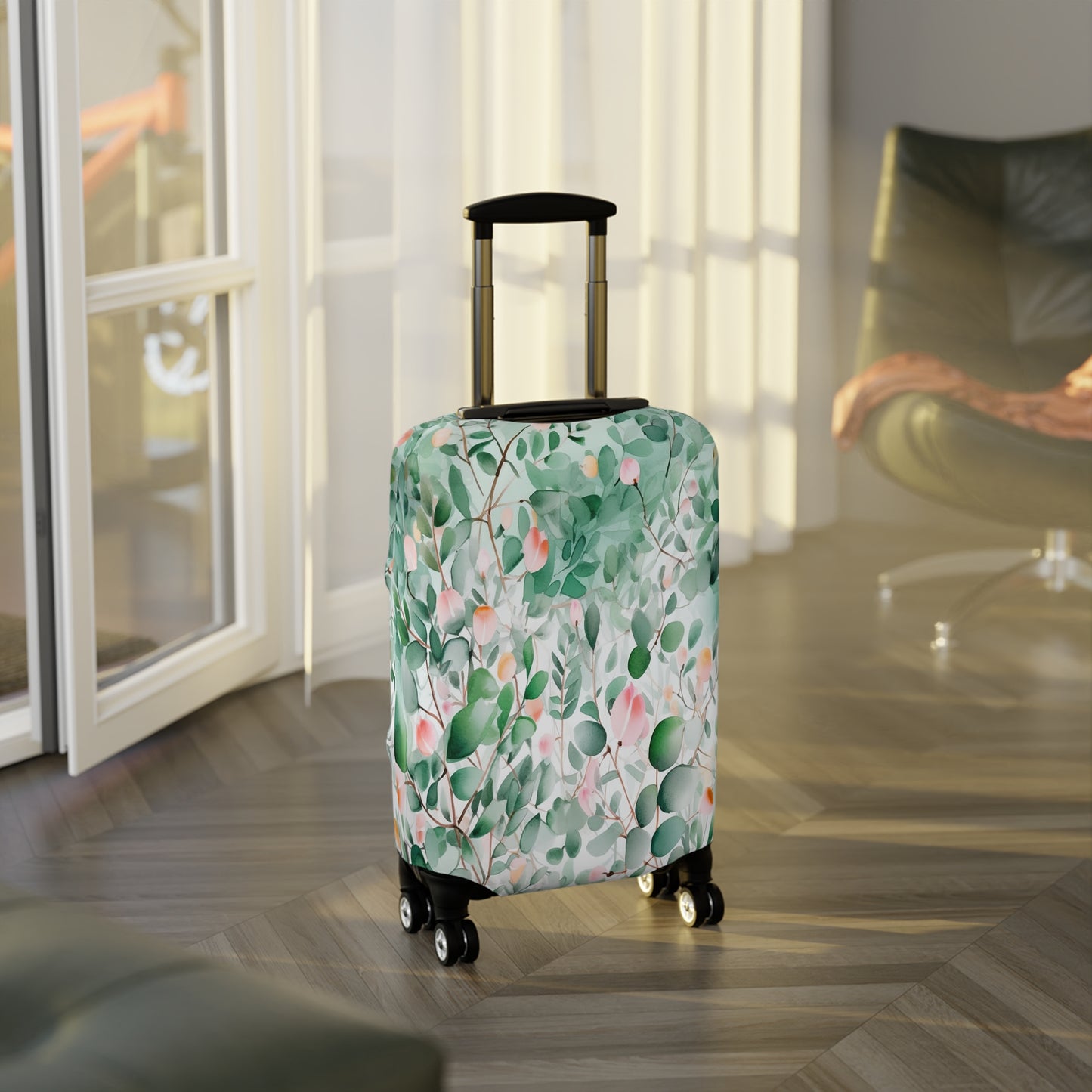 Luggage Cover, Eucalyptus Leaves, awd-345