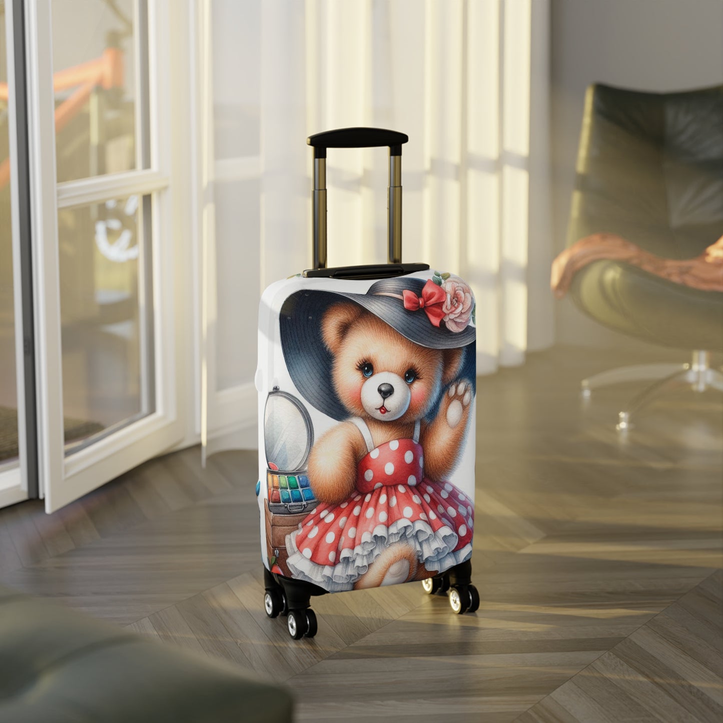 Luggage Cover, Teddy Bear Artist, awd-3028