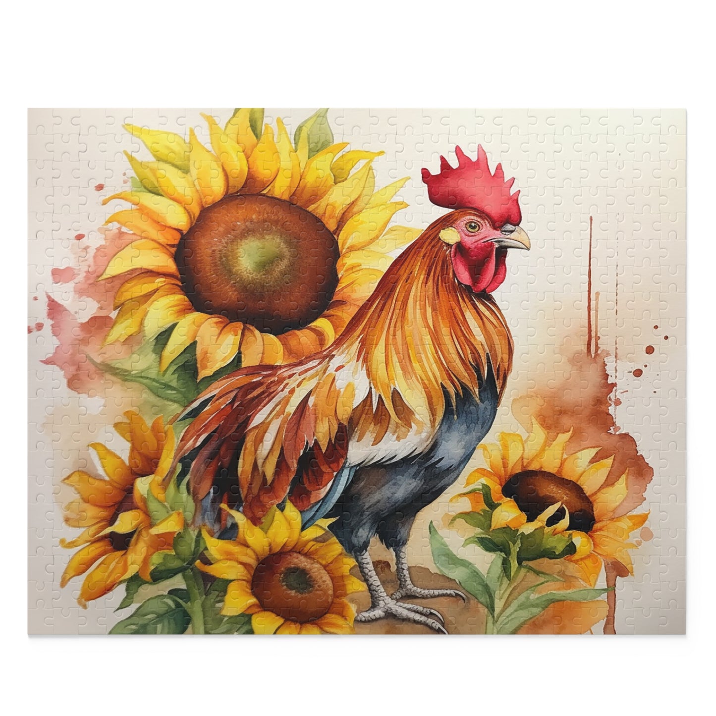 Personalised/Non-Personalised Puzzle, Chicken/Rooster (120, 252, 500-Piece)