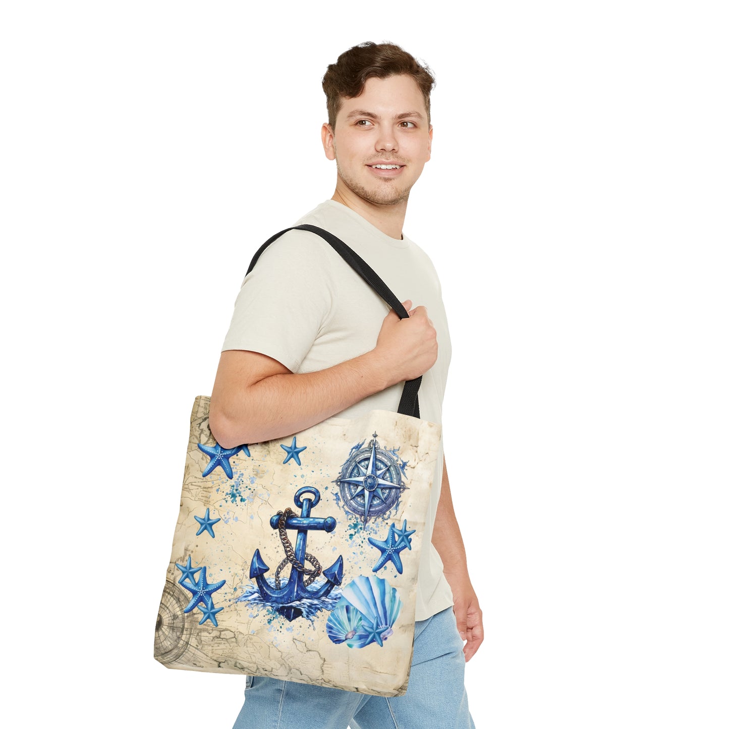 Tote Bag, Nautical bag, Beach Tote Bag