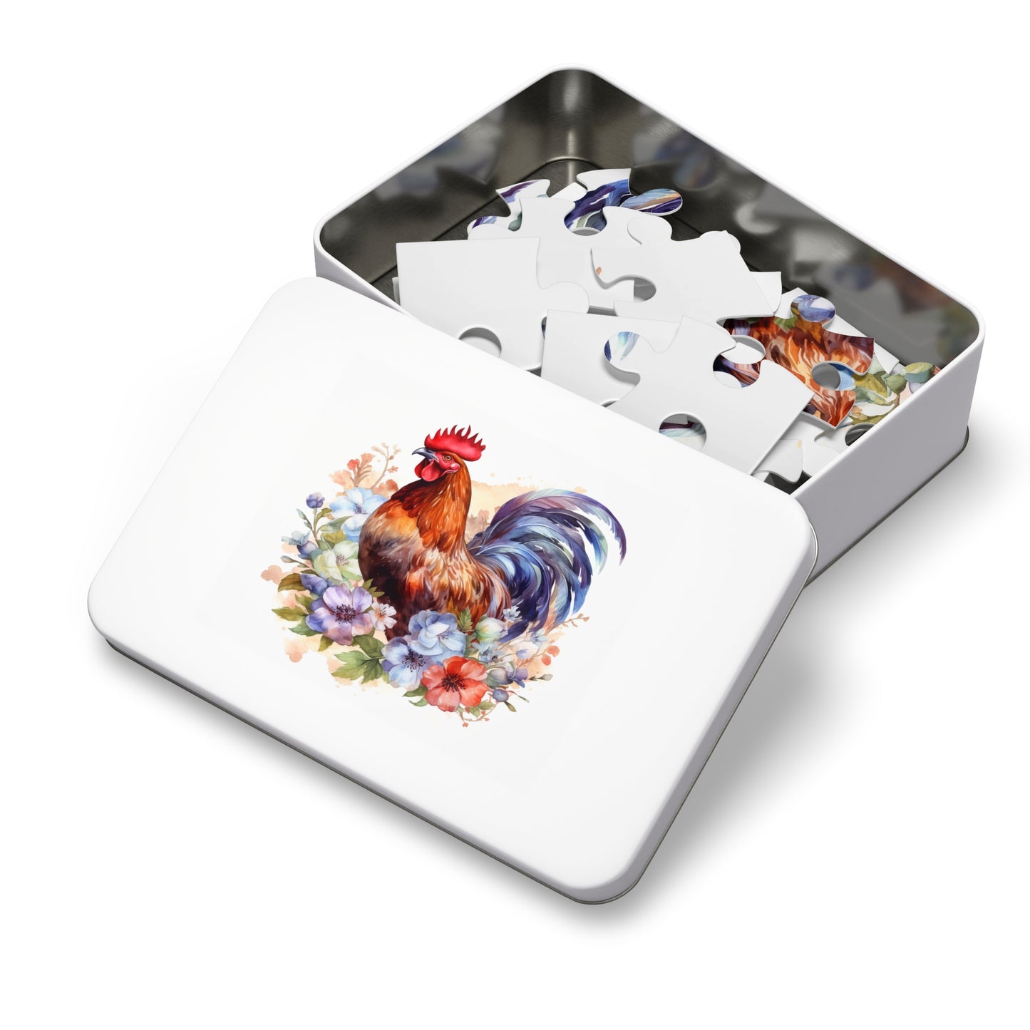 Jigsaw Puzzle, Chicken/Rooster, Personalised/Non-Personalised (30, 110, 252, 500,1000-Piece)