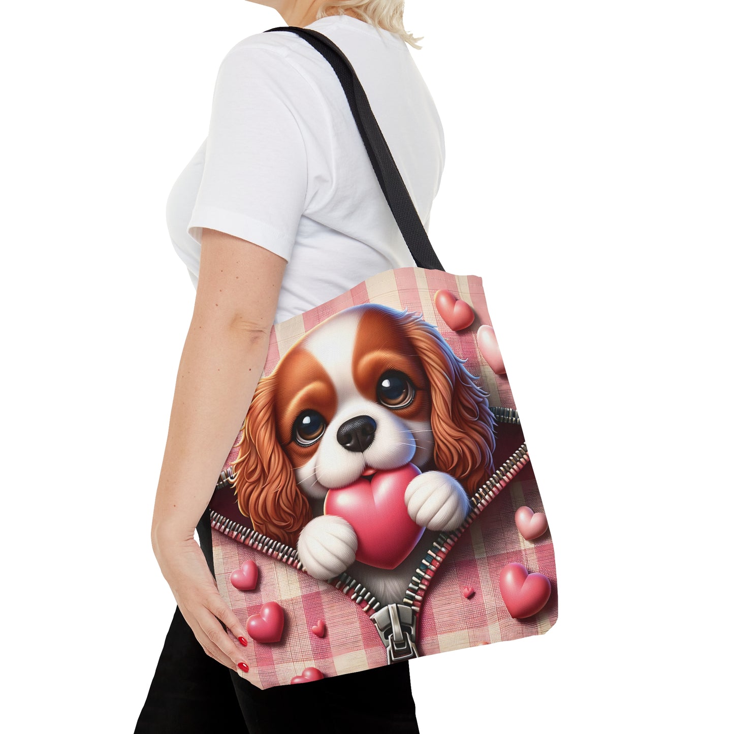 Tote Bag, Cute Dog, Personalised/Non-Personalised Tote bag