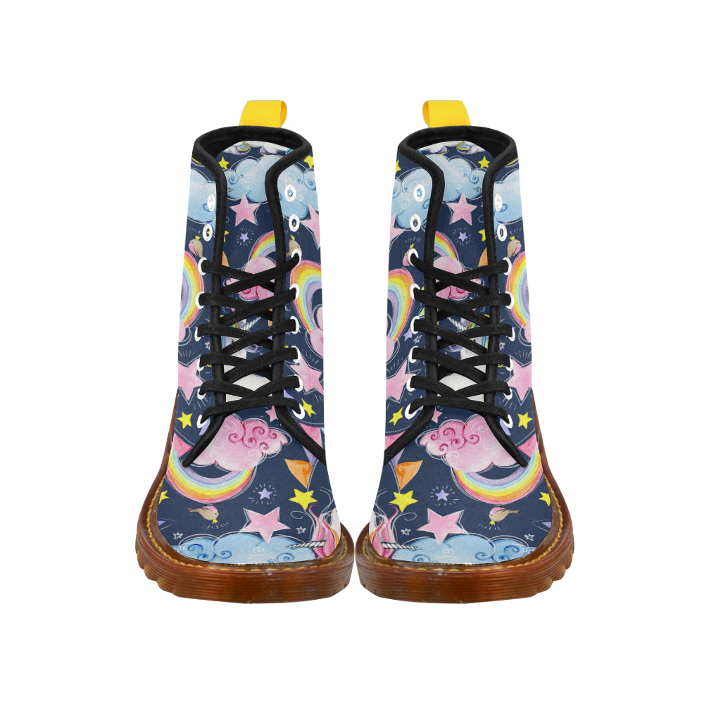 fairy tale unicorns Martin Boots For Women Model 1203H