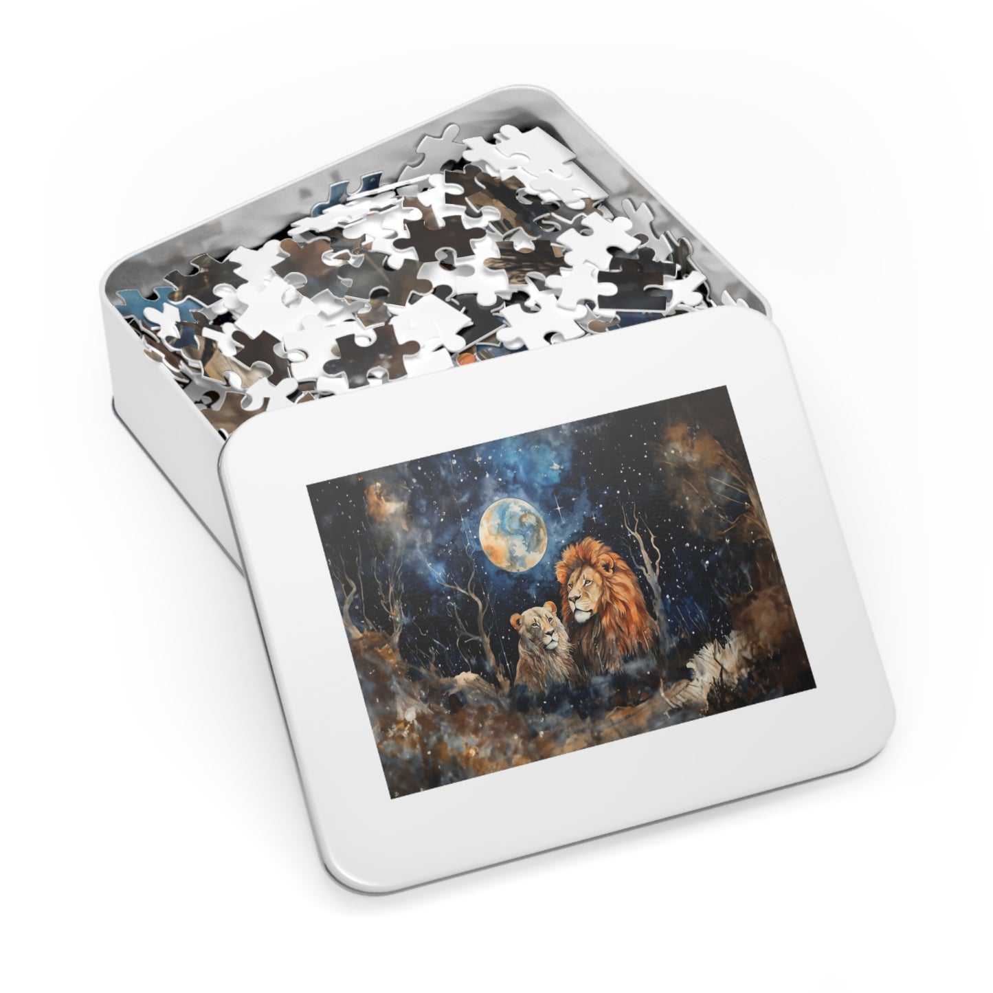 Puzzle, Lions, Personalised/Non-Personalised (30, 110, 252, 500,1000-Piece)