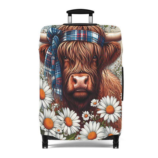 Luggage Cover, Highland Cow, awd-435