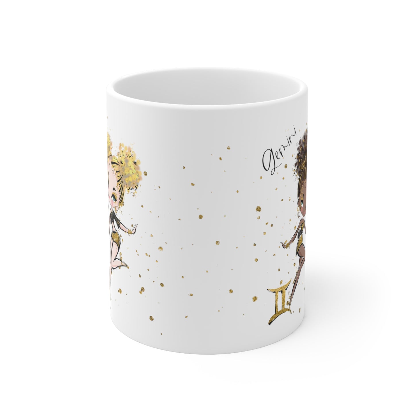 Personalised/Non Personalised Zodiac Sign, Gemini, Ceramic Mug 11oz