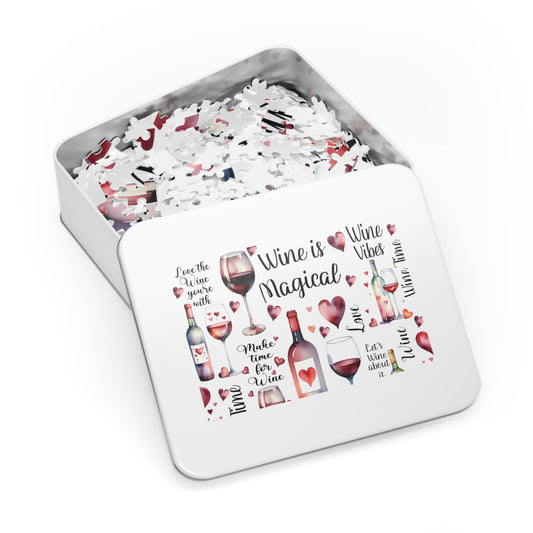 Jigsaw Puzzle, Wine is Magical, Personalised/Non-Personalised (30, 110, 252, 500,1000-Piece)