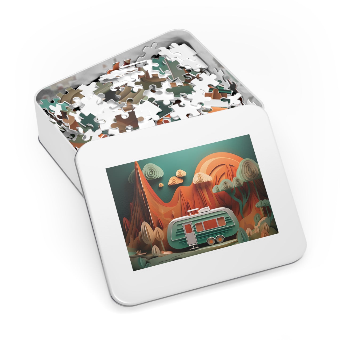 Puzzle, Caravan, Personalised/Non-Personalised (30, 110, 252, 500,1000-Piece) awd-pt-560