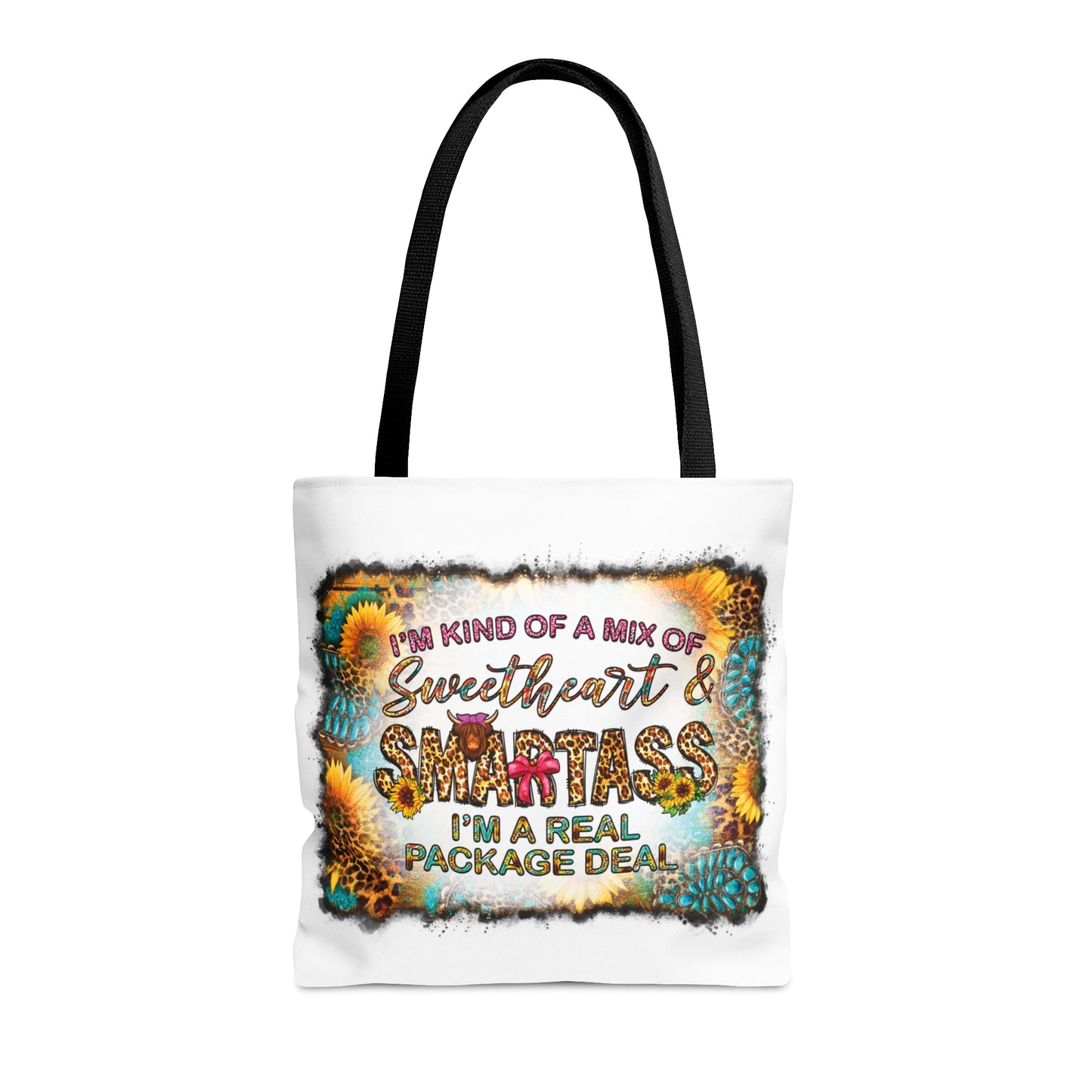 Tote Bag, Western, I'm kind of a mix of sweetheart